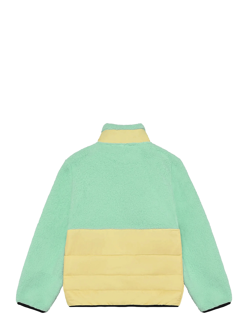 Color Kids - Fleece Jacket W. Quilt - isolerede jakker - cabbage - 2