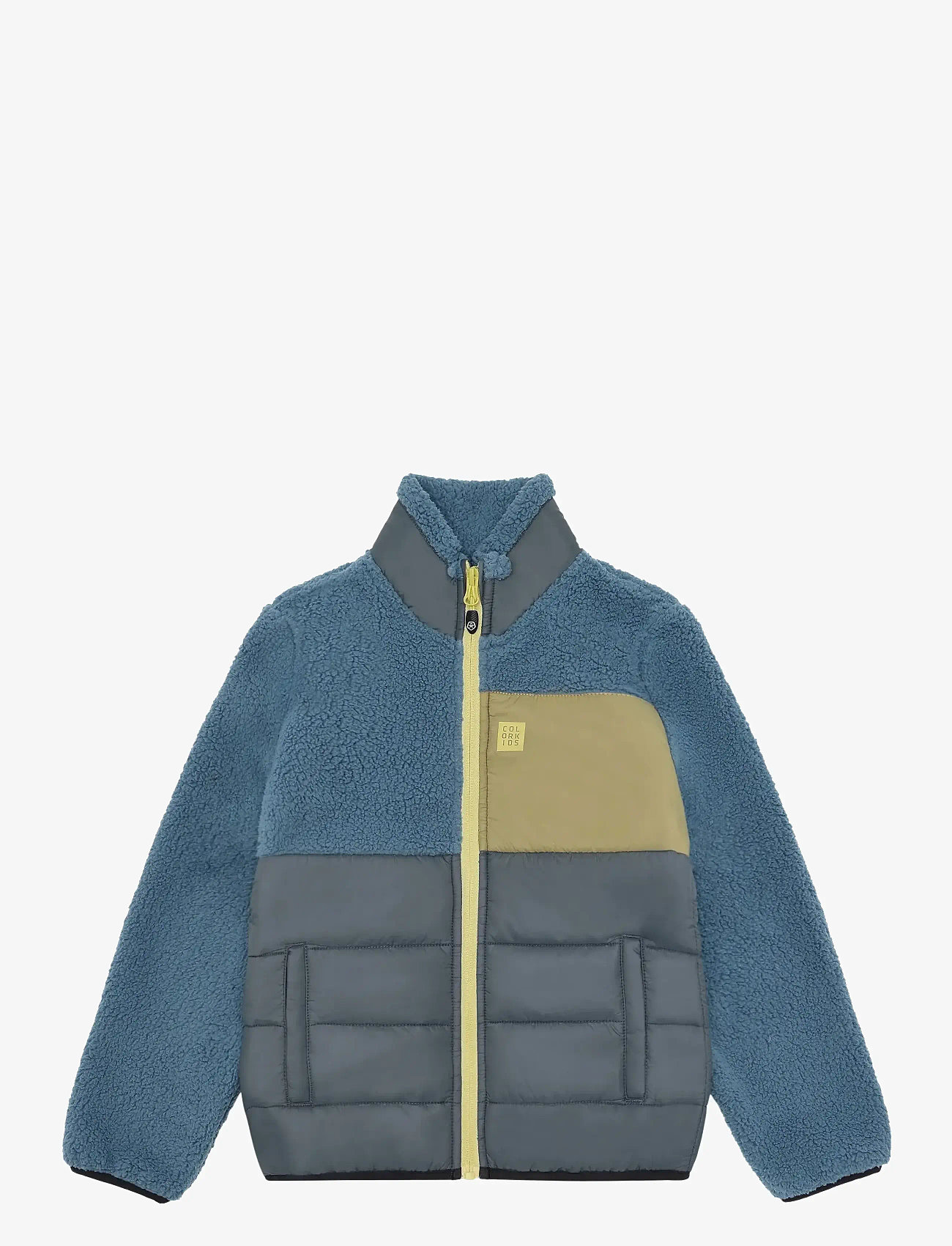 Color Kids - Fleece Jacket W. Quilt - paksud joped - coronet blue - 1