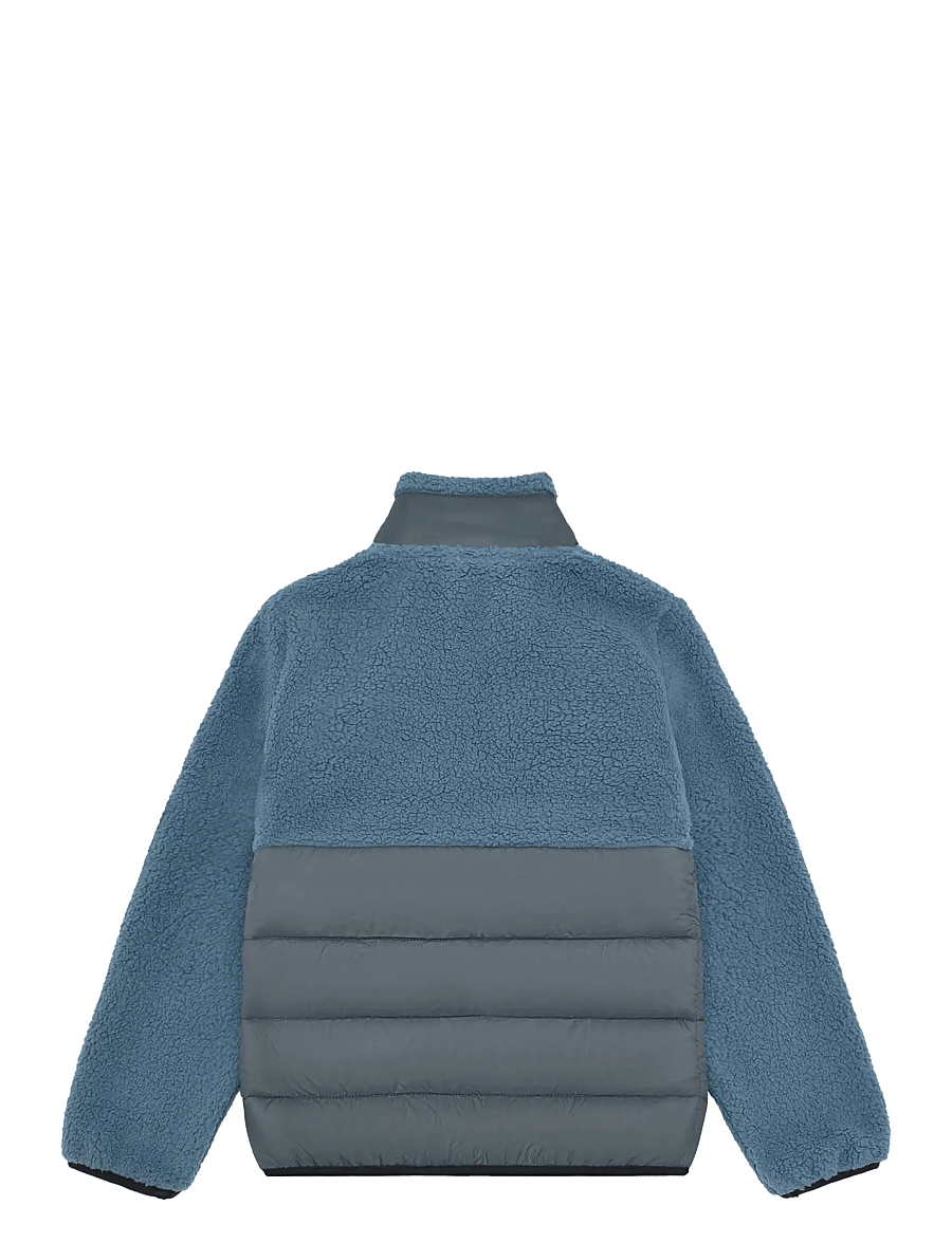 Color Kids - Fleece Jacket W. Quilt - toppatakit - coronet blue - 2