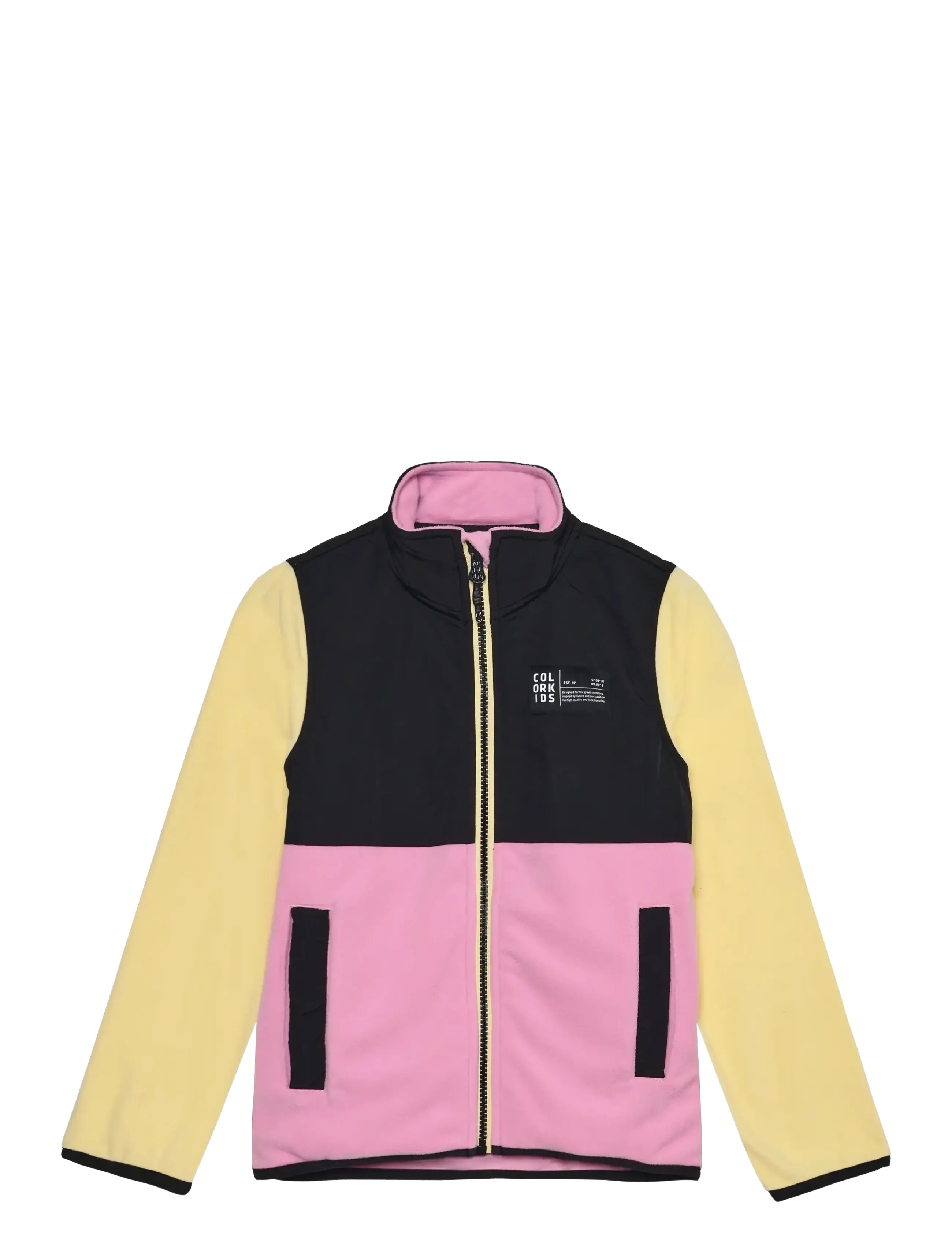 Color Kids Fleece Jacket - Kleidung - BEGONIA PINK / multi