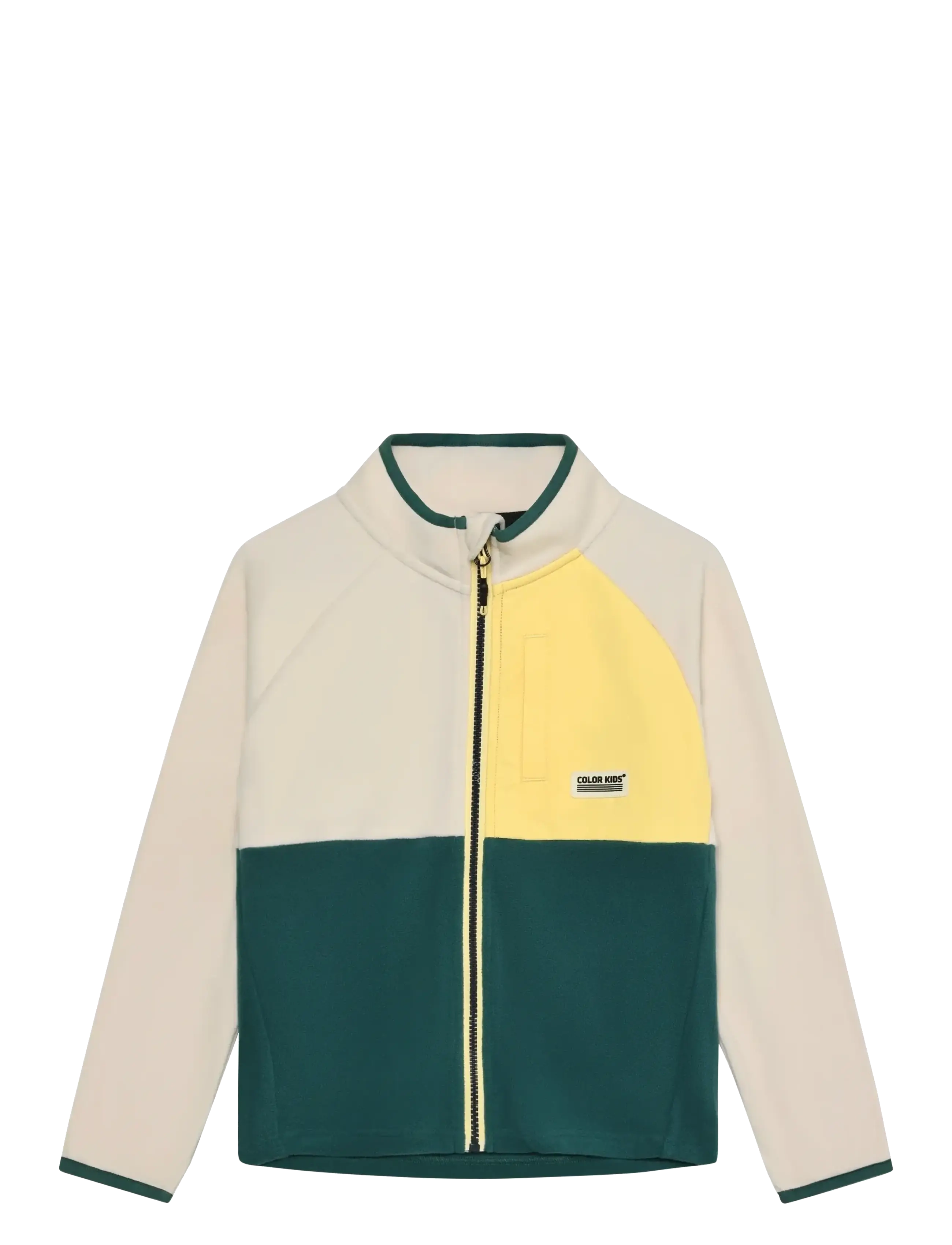 Color Kids Fleece Jacket - Fliisjakid - MEDITERRANEA / cream