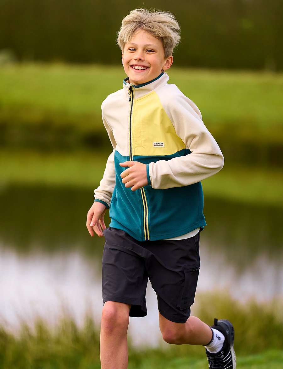 Color Kids - Fleece Jacket - isolierte jacken - mediterranea - 0