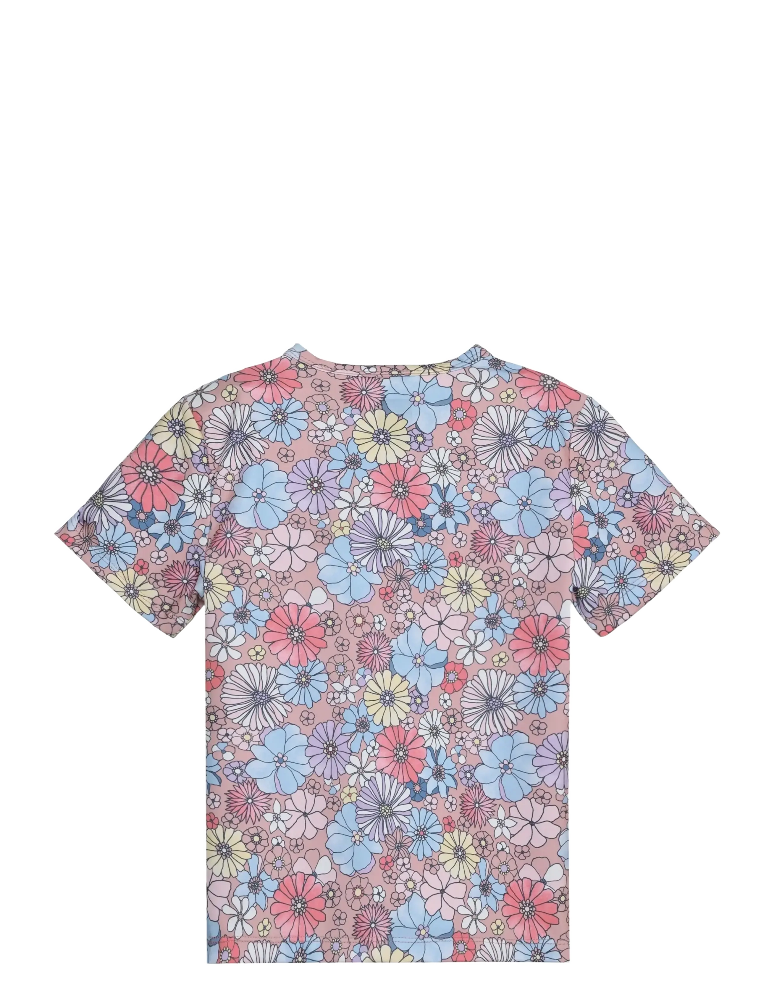 Color Kids - Sport T-shirt S/S, AOP - hauts de sport - bridal rose - 1