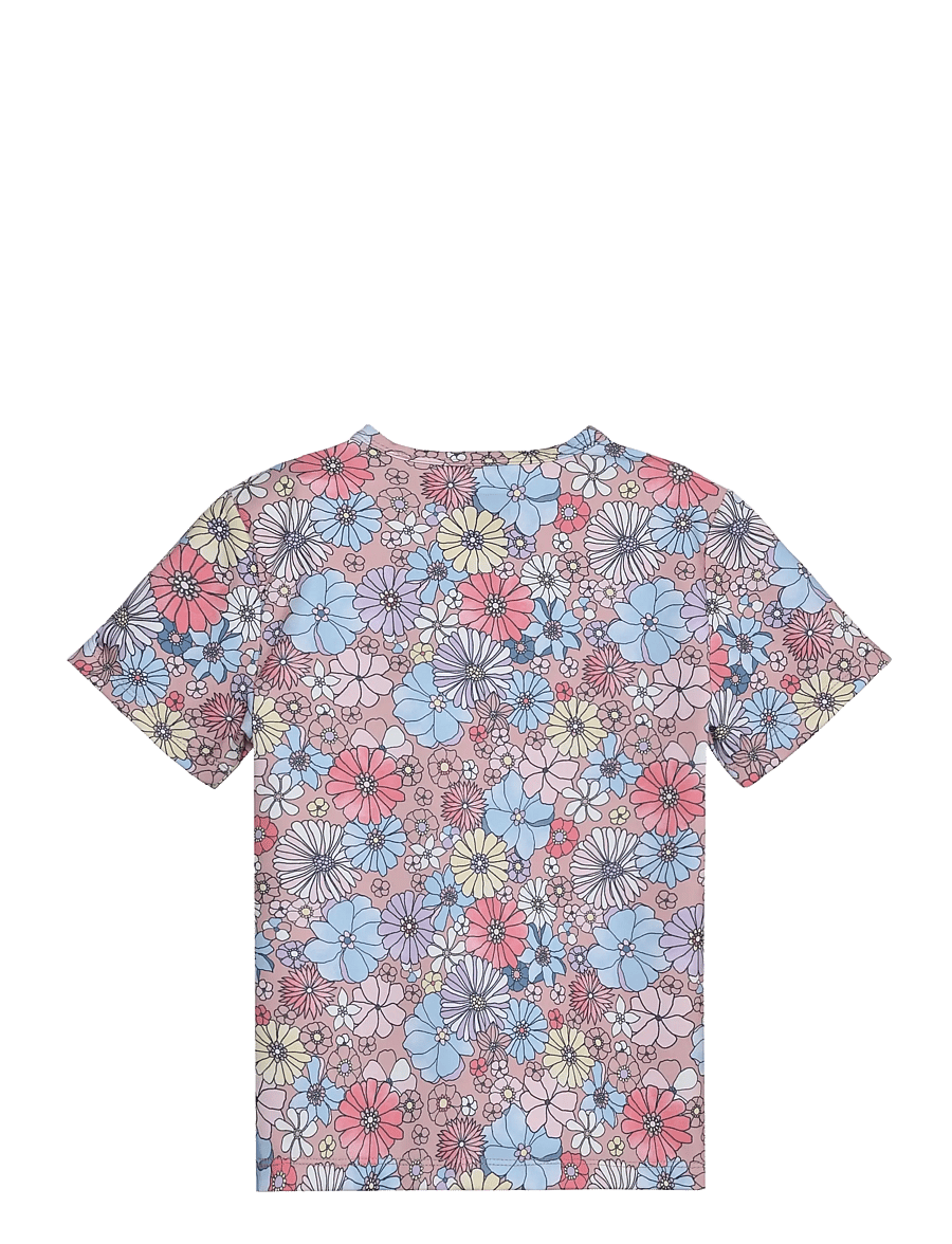 Color Kids - Sport T-shirt S/S, AOP - sportoberteile - bridal rose - 1