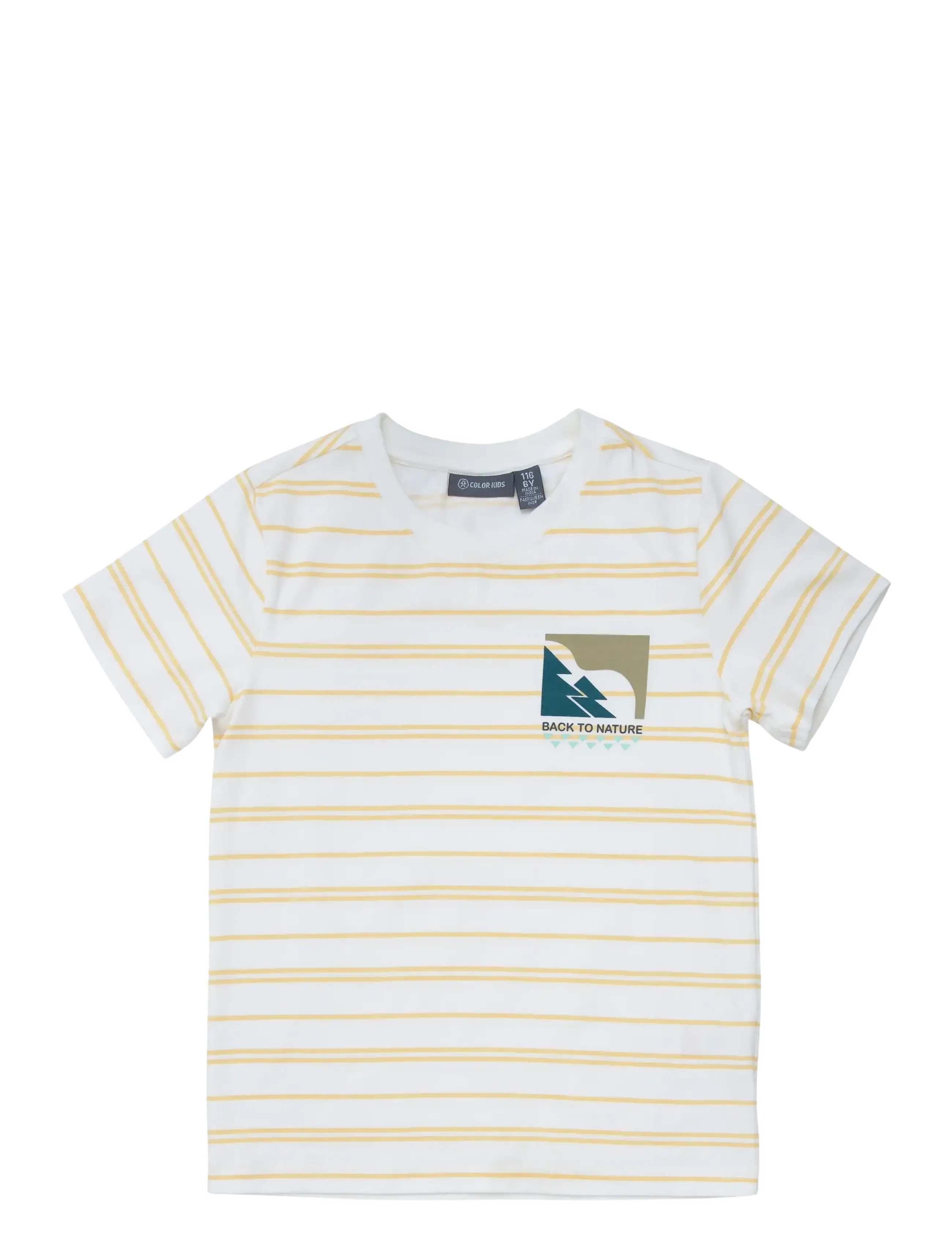 Color Kids - T-shirt & Shorts Set - matchende sæt - golden haze - 2