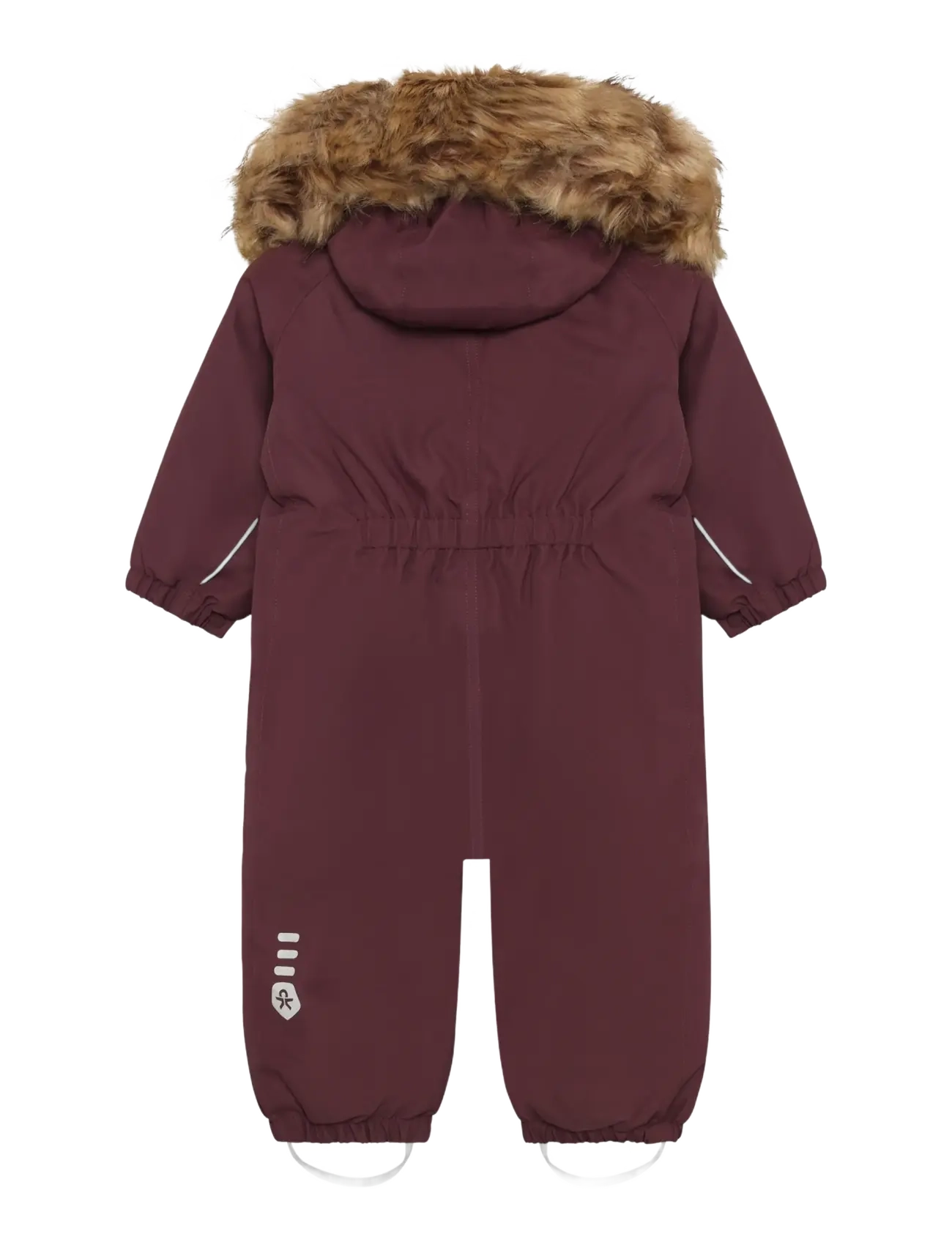 Color Kids - Baby Coverall W. Fake Fur - outerwear - catawba grape - 1