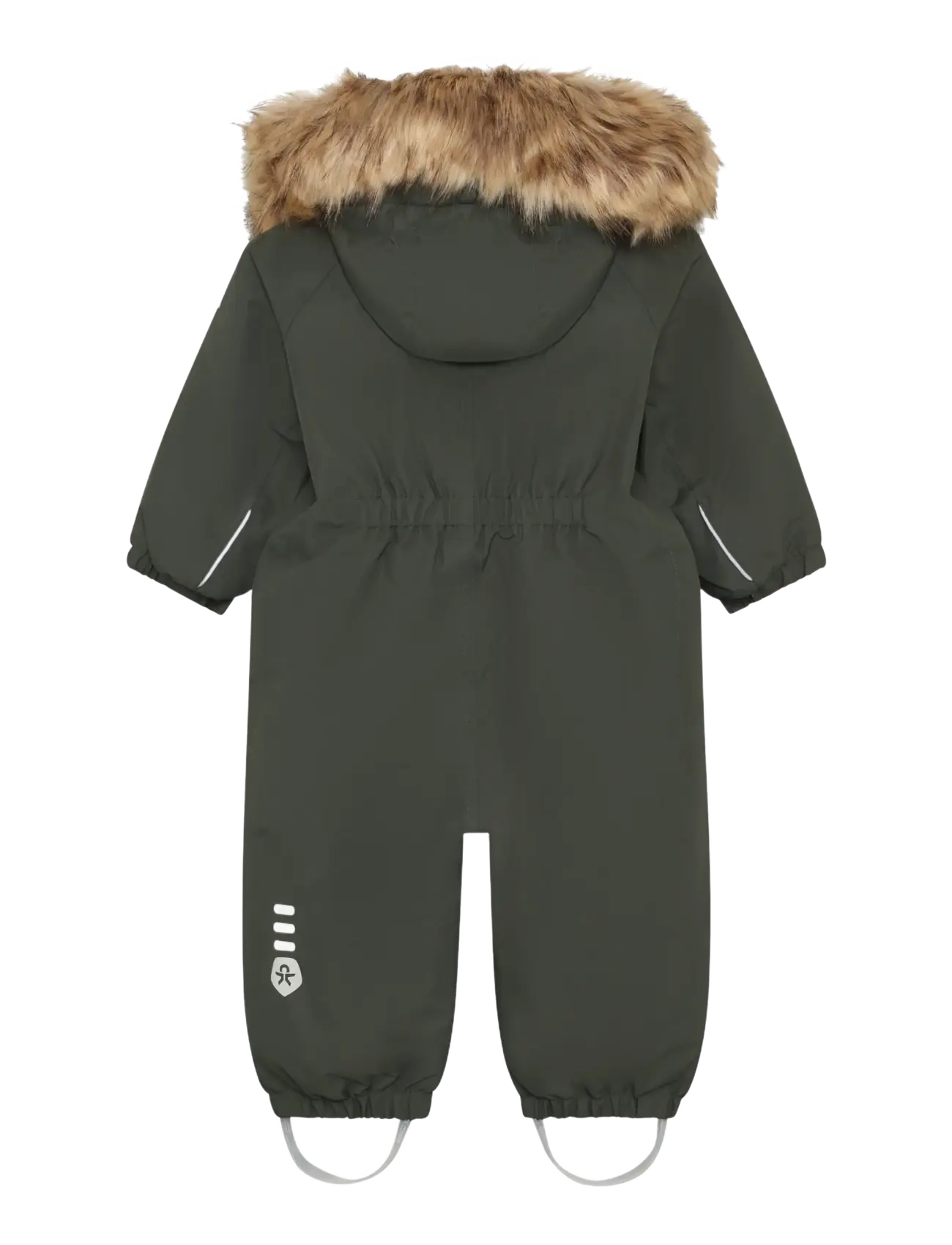 Color Kids - Baby Coverall W. Fake Fur - outerwear - kambaba - 1
