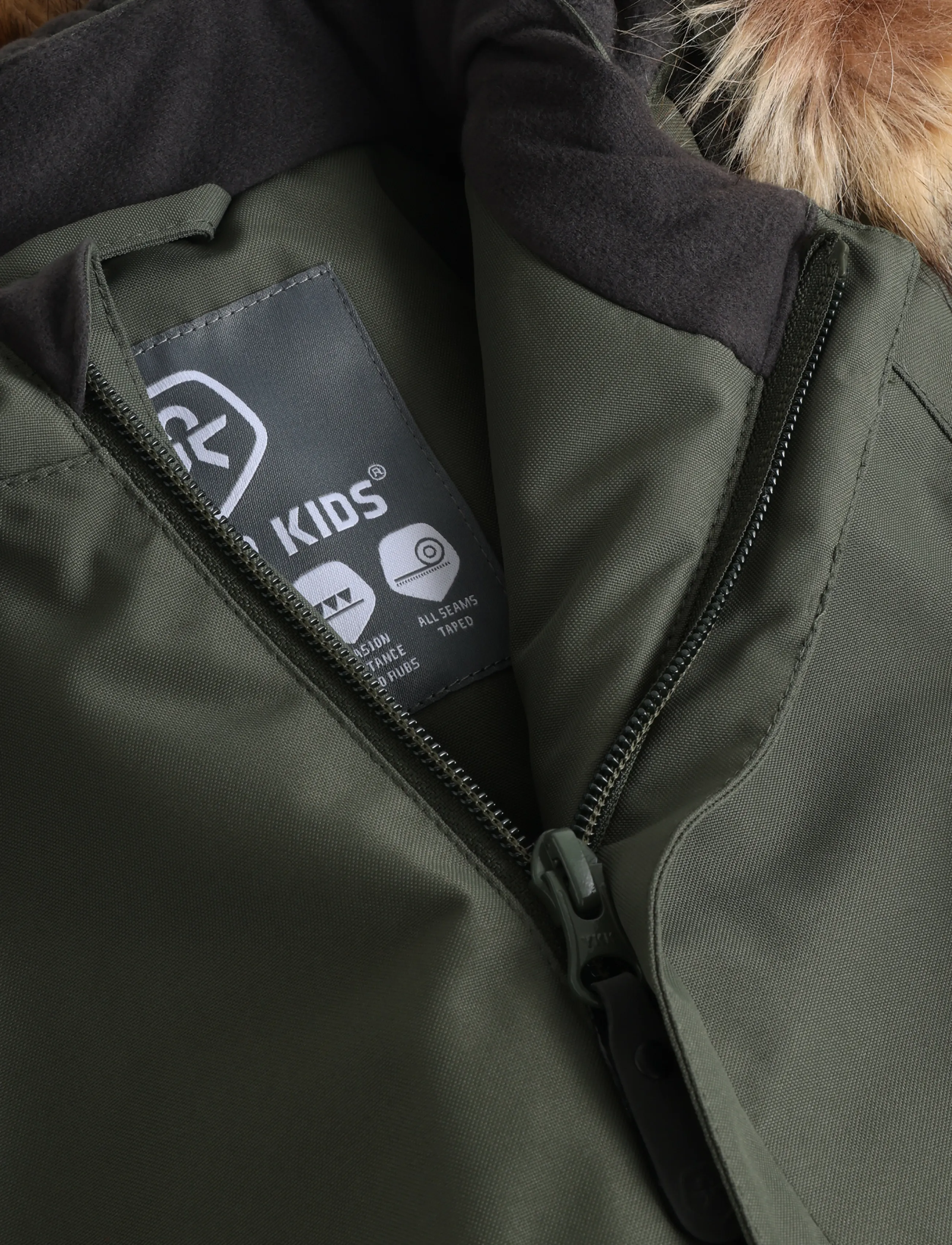 Color Kids - Baby Coverall W. Fake Fur - outerwear - kambaba - 3