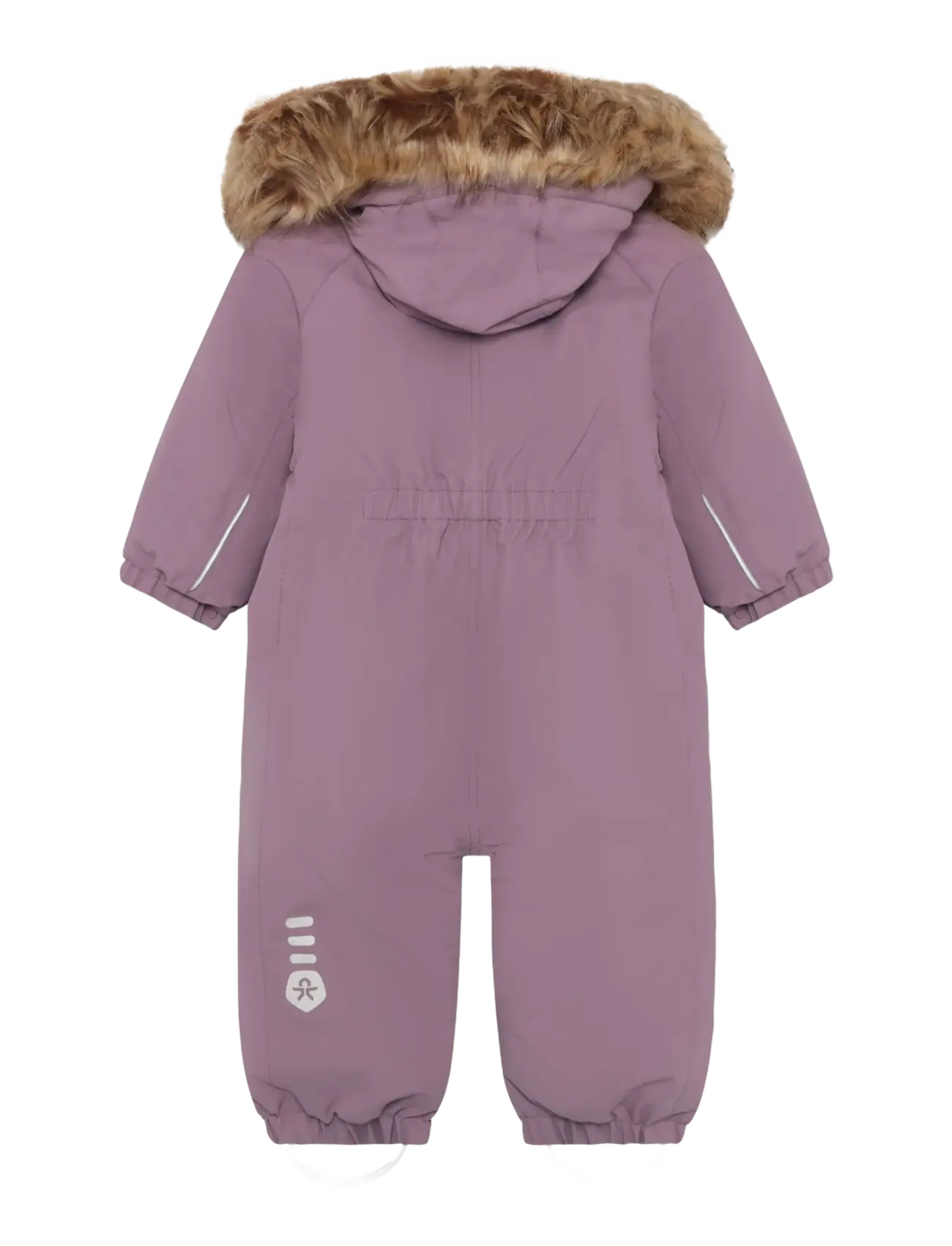 Color Kids - Baby Coverall W. Fake Fur - outerwear - toadstool - 2