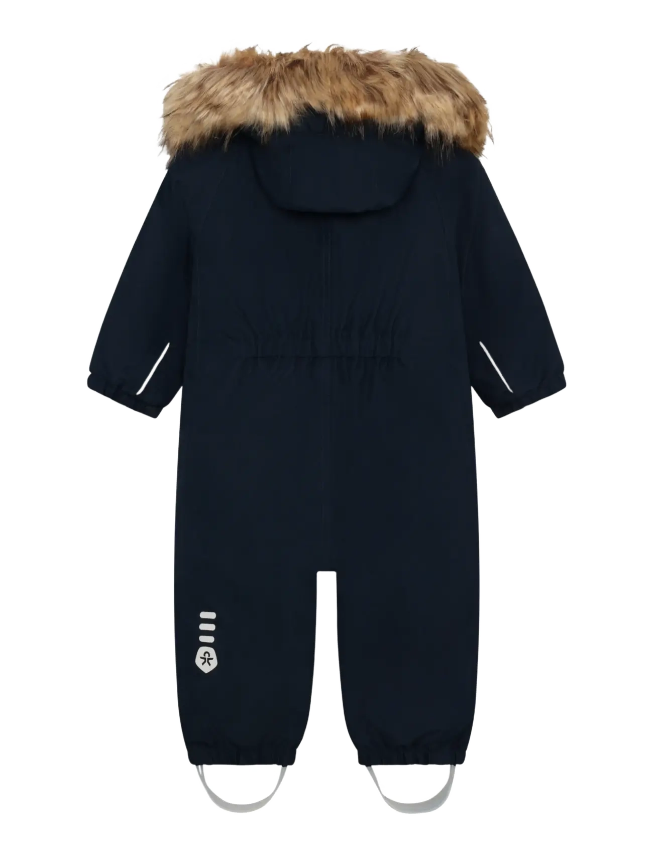 Color Kids - Baby Coverall W. Fake Fur - outerwear - total eclipse - 1