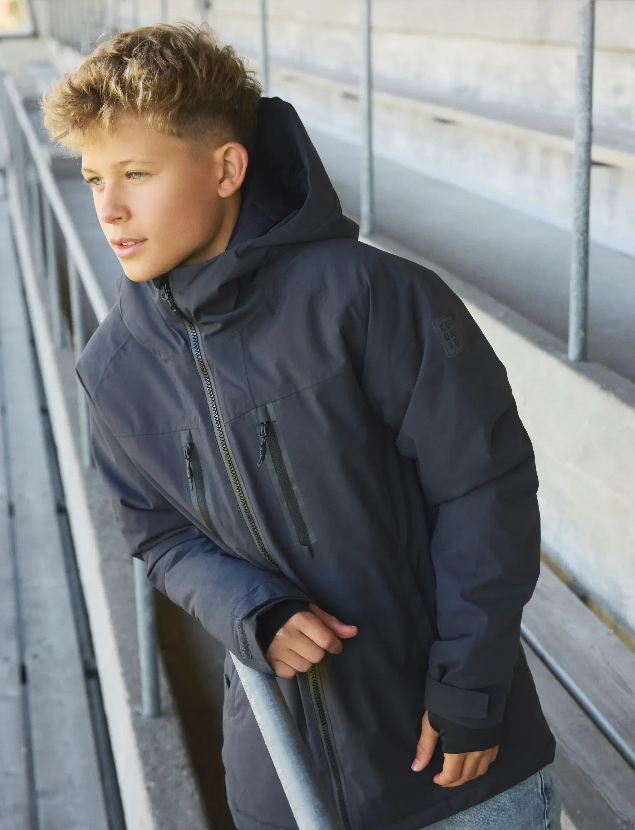Color Kids - Jr. Ski Jacket - phantom - 0