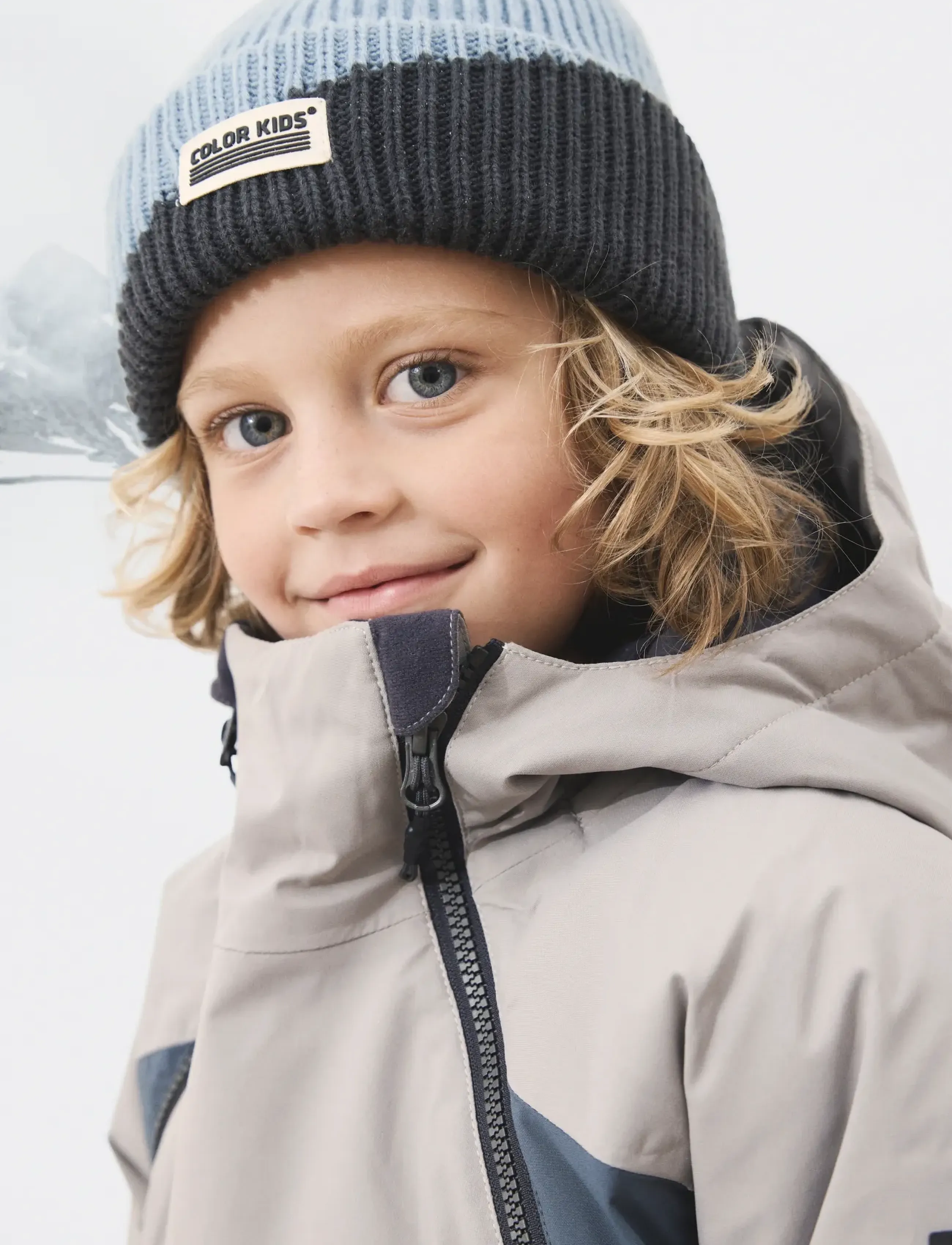 Color Kids - Jr. Ski Jacket - rock ridge - 0