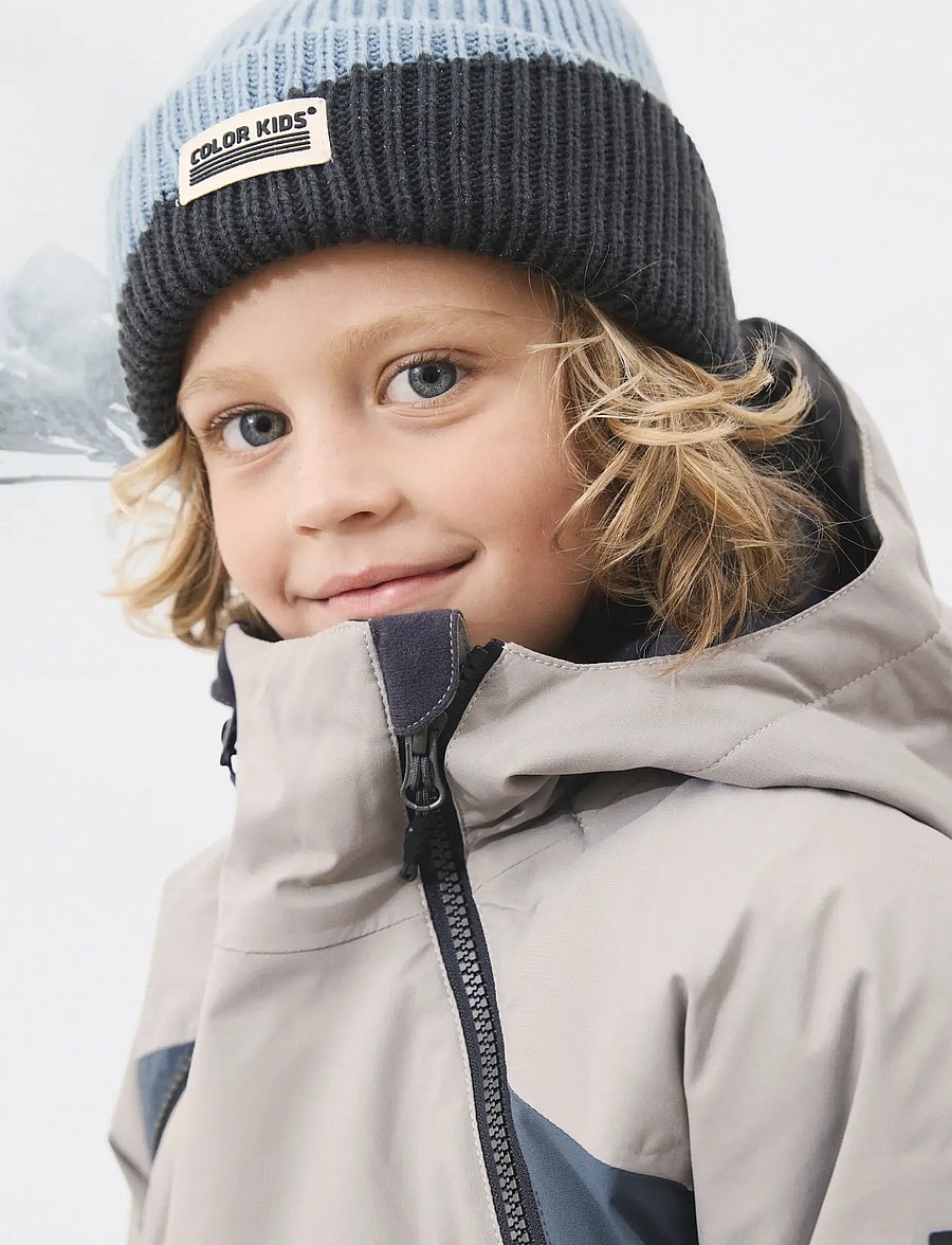 Color Kids - Jr. Ski Jacket - rock ridge - 0