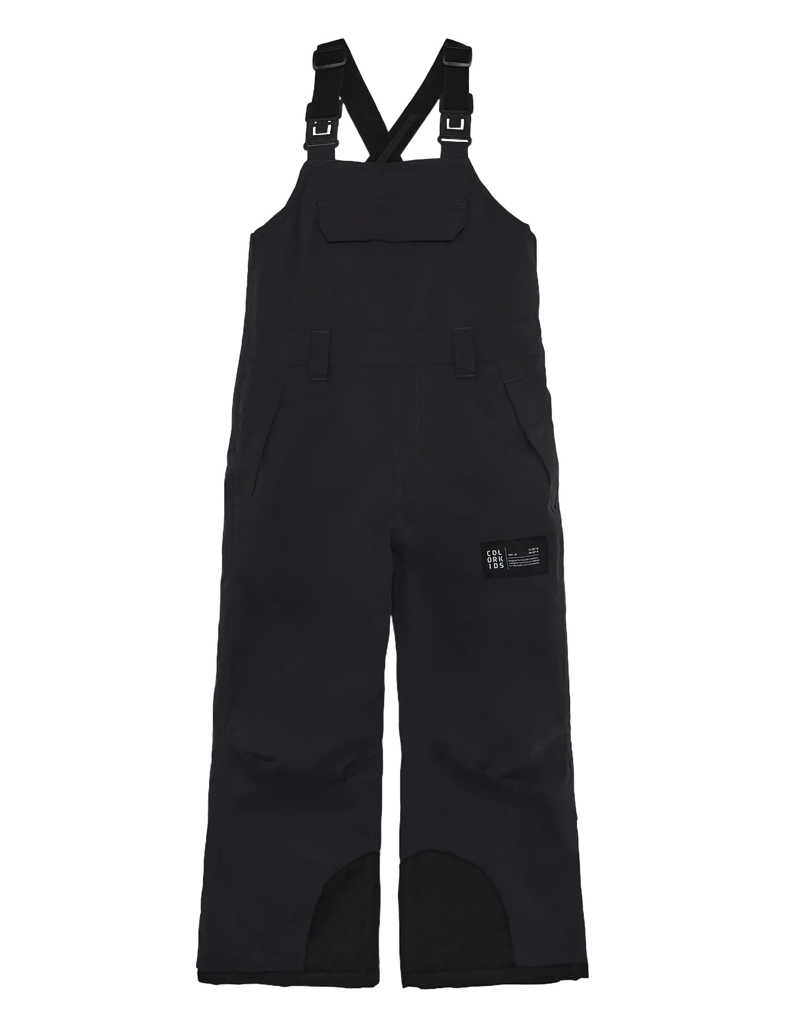Color Kids Jr. Ski Bib Pants - Tøj - PHANTOM / black