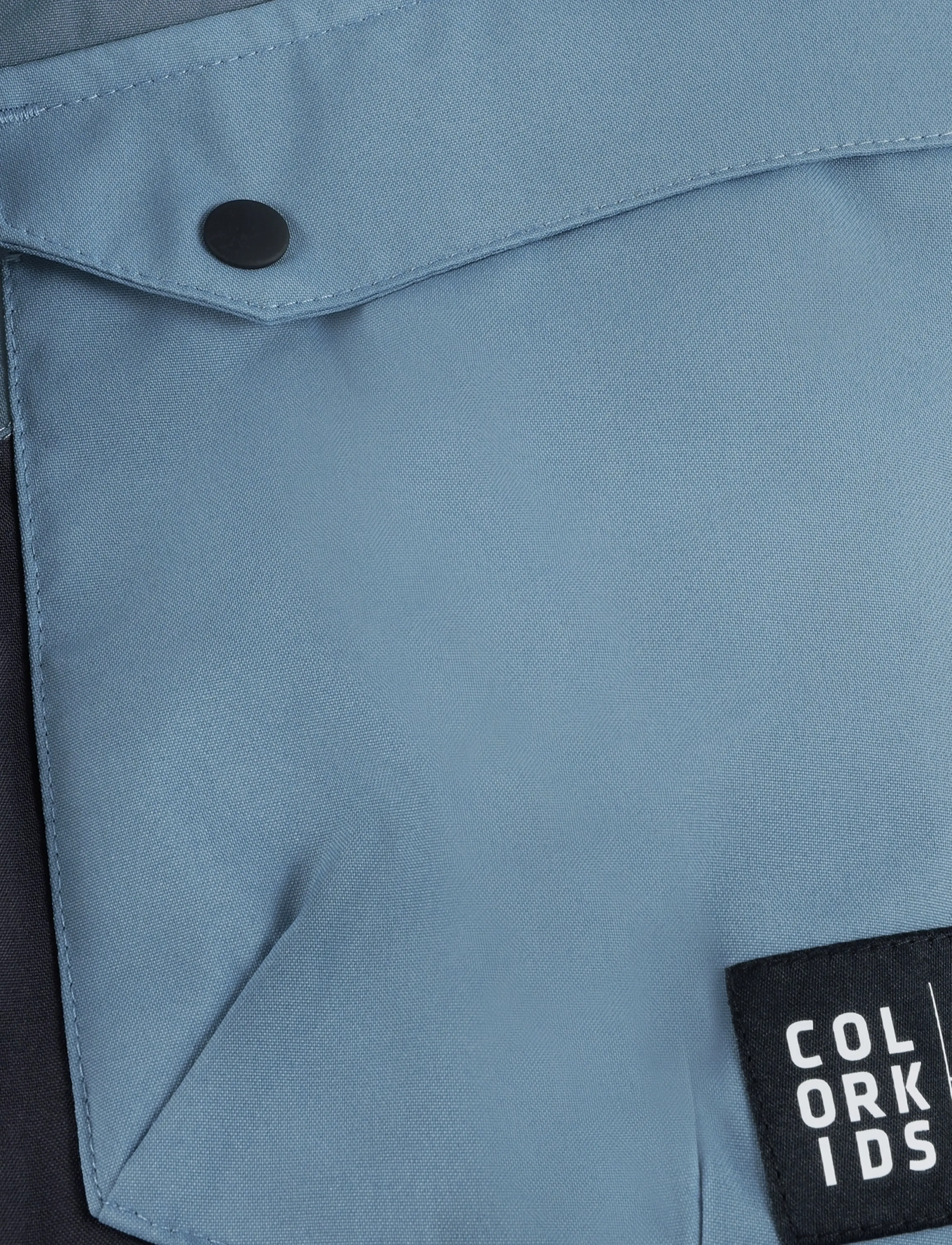 Color Kids - Jr. Ski Pants - Colorblock - turbulence - 2