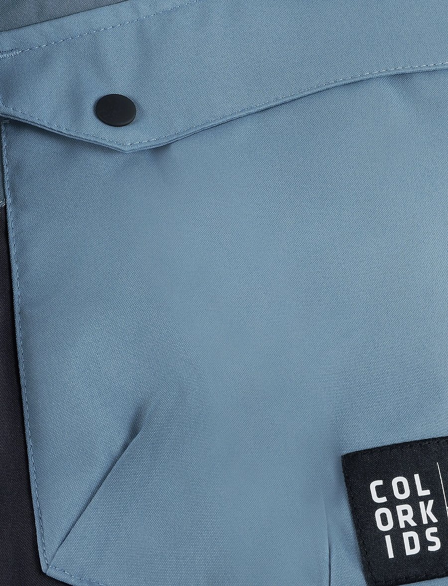Color Kids - Jr. Ski Pants - Colorblock - træningsbukser - turbulence - 2