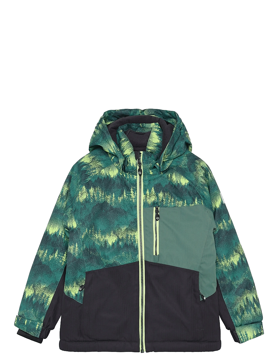 Color Kids - Ski Jacket - Colorblock - skijacken - dark forest - 0