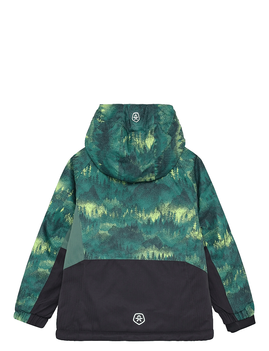Color Kids - Ski Jacket - Colorblock - skijacken - dark forest - 1