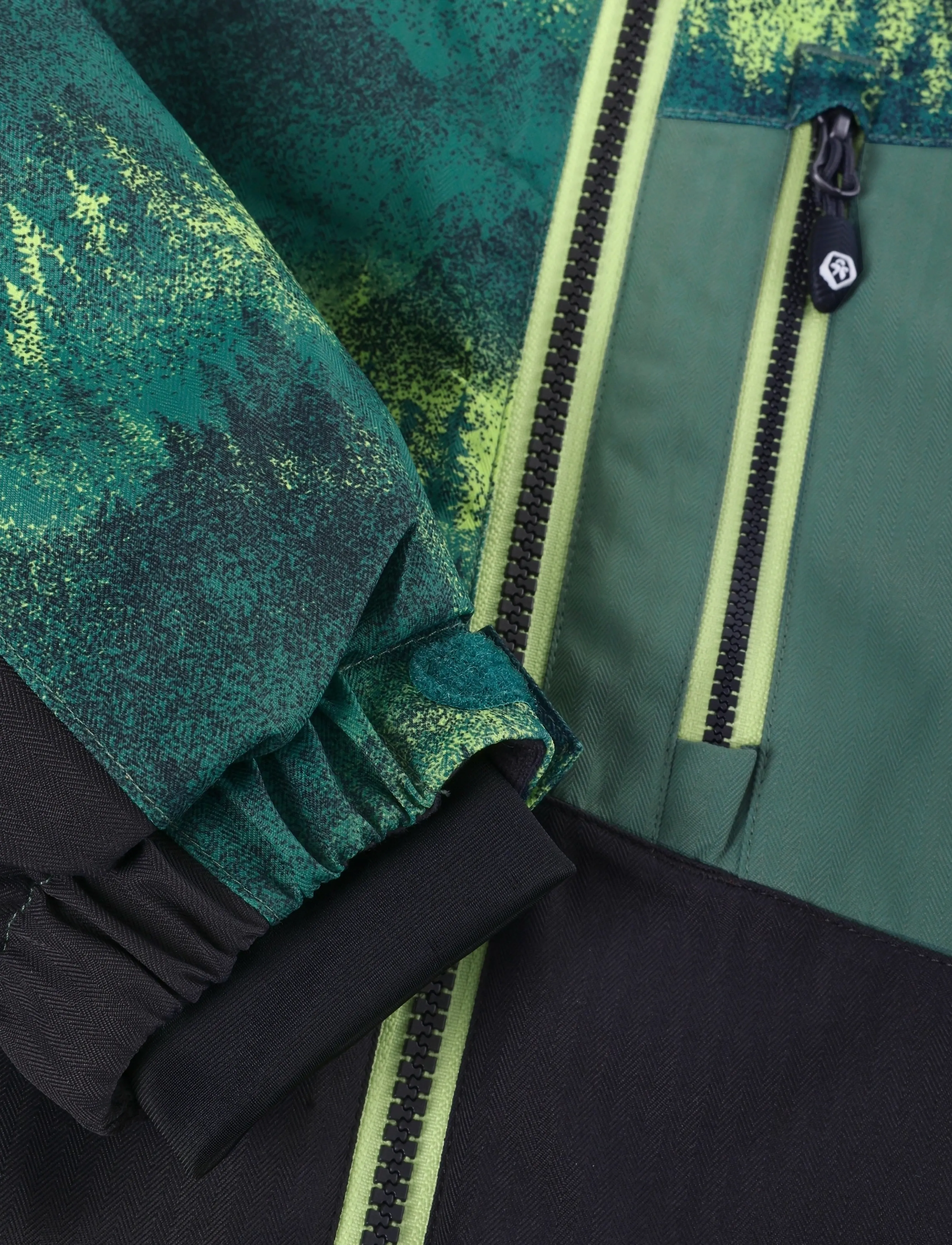 Color Kids - Ski Jacket - Colorblock - skijacken - dark forest - 3