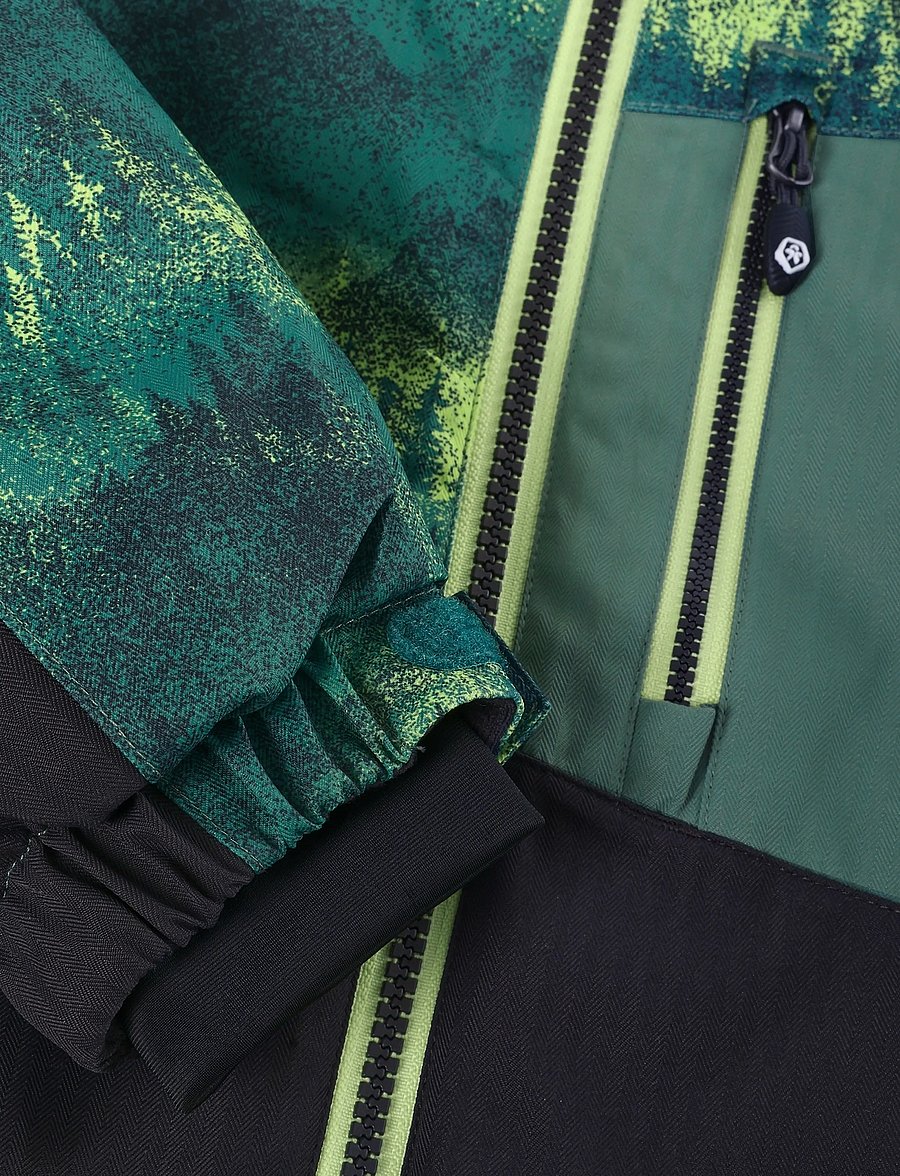 Color Kids - Ski Jacket - Colorblock - skijacken - dark forest - 3