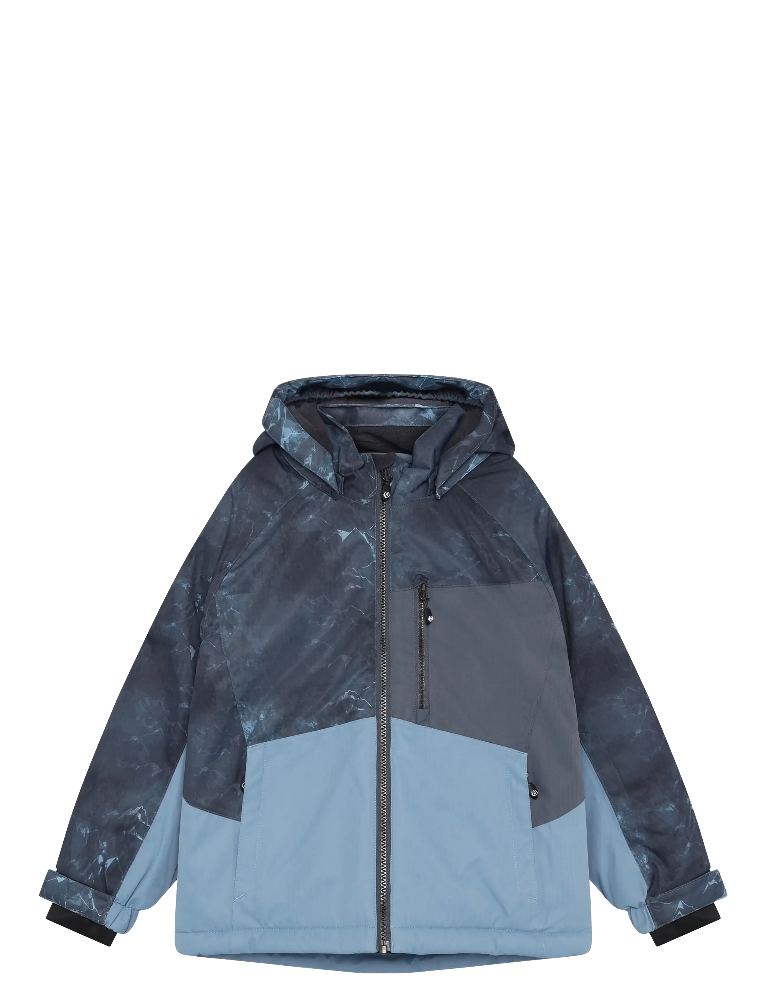Color Kids Ski Jacket - Colorblock - Outdoor - TURBULENCE / blue