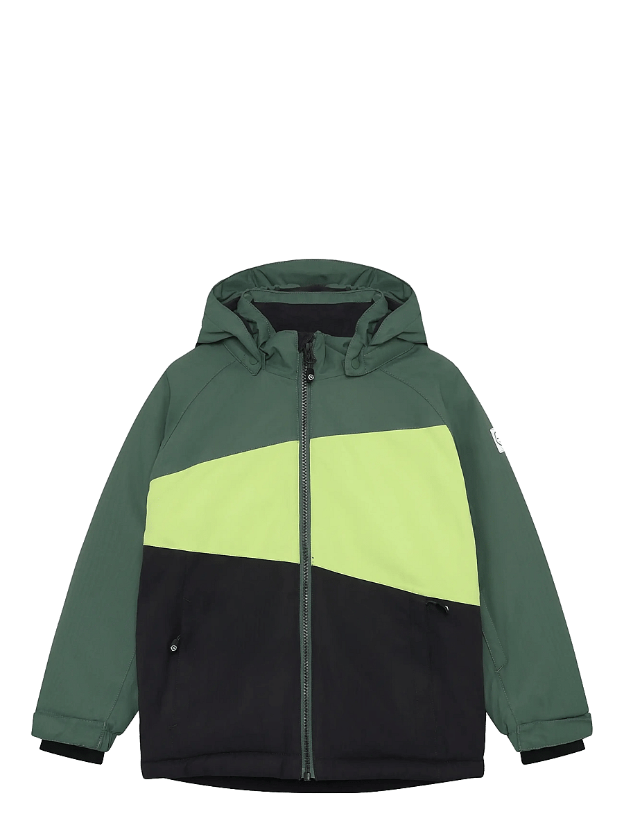 Color Kids - Ski Jacket - Colorblock - ski jackets - dark forest - 0