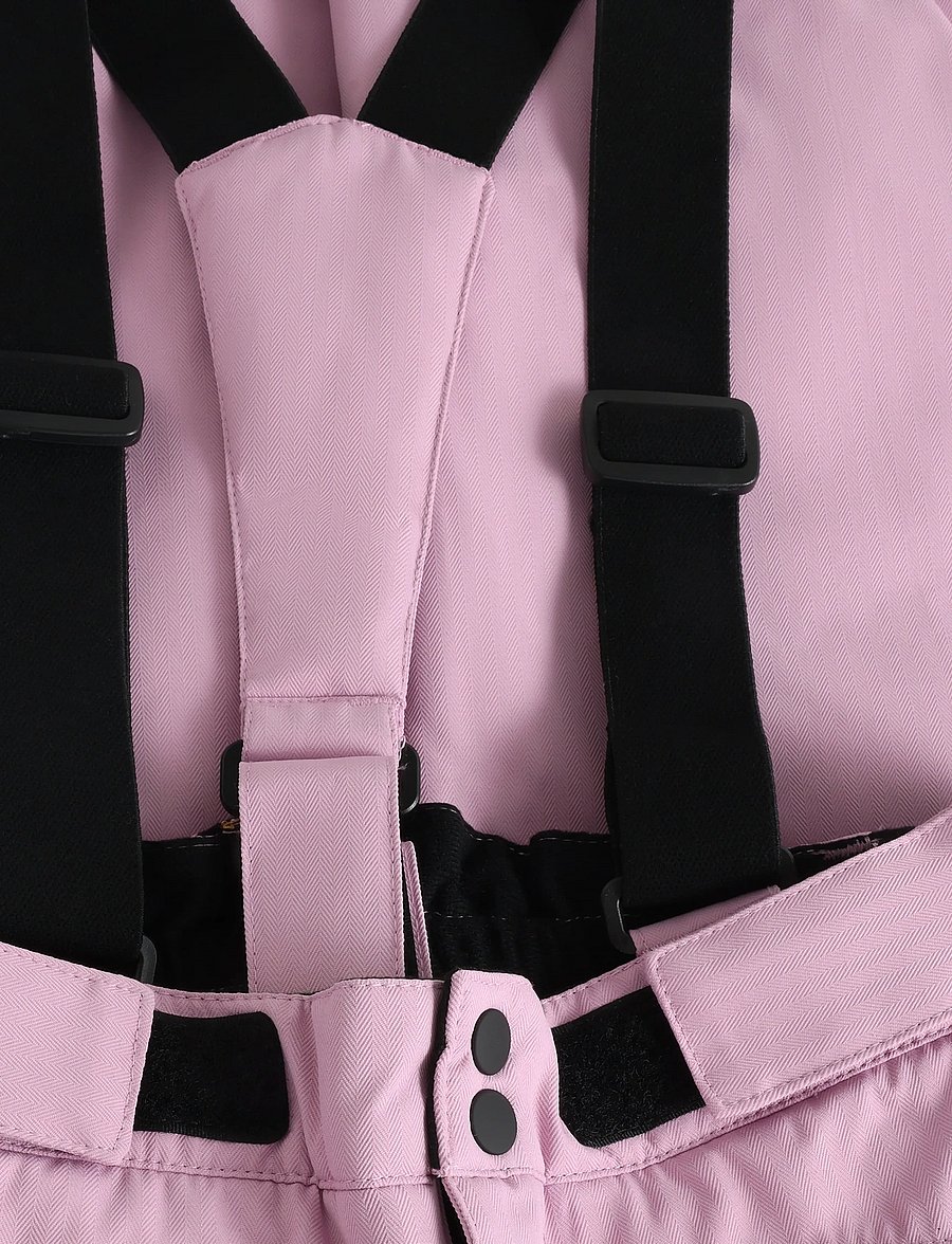 Color Kids - Ski Pants W. Pockets - mauve mist - 4
