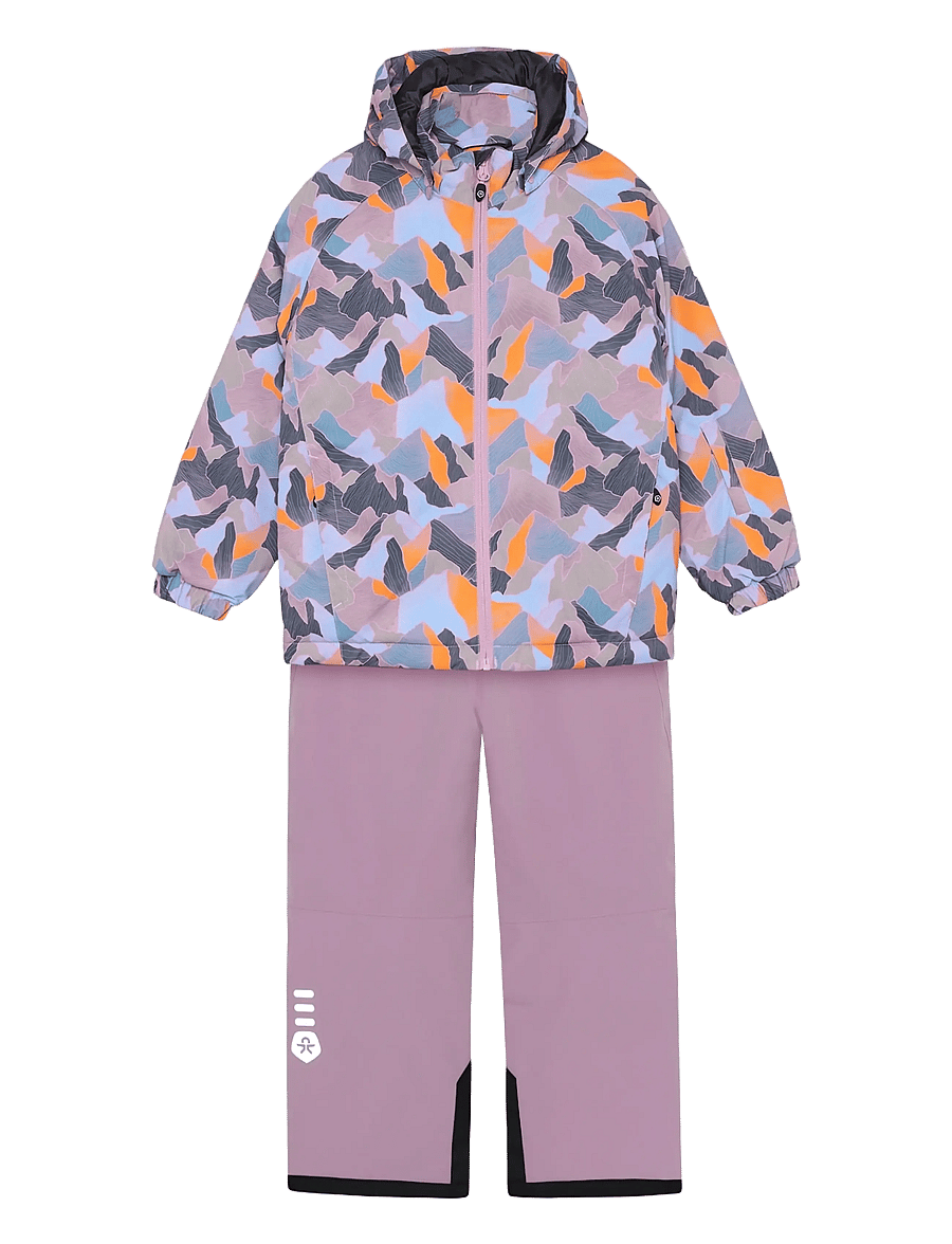 Color Kids - Ski Set - AOP - outdoor - mauve mist - 0