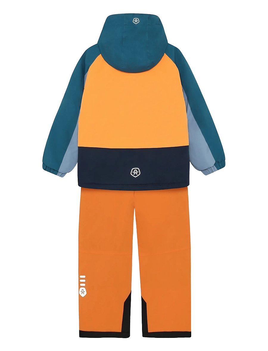 Color Kids - Ski Set - Colorblock - overtøj - gulf coast - 1