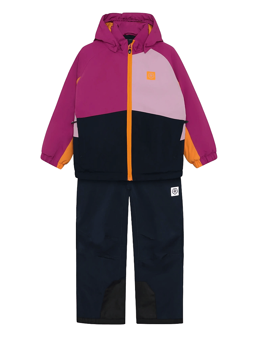 Color Kids - Ski Set - Colorblock - outdoor - wild aster - 0
