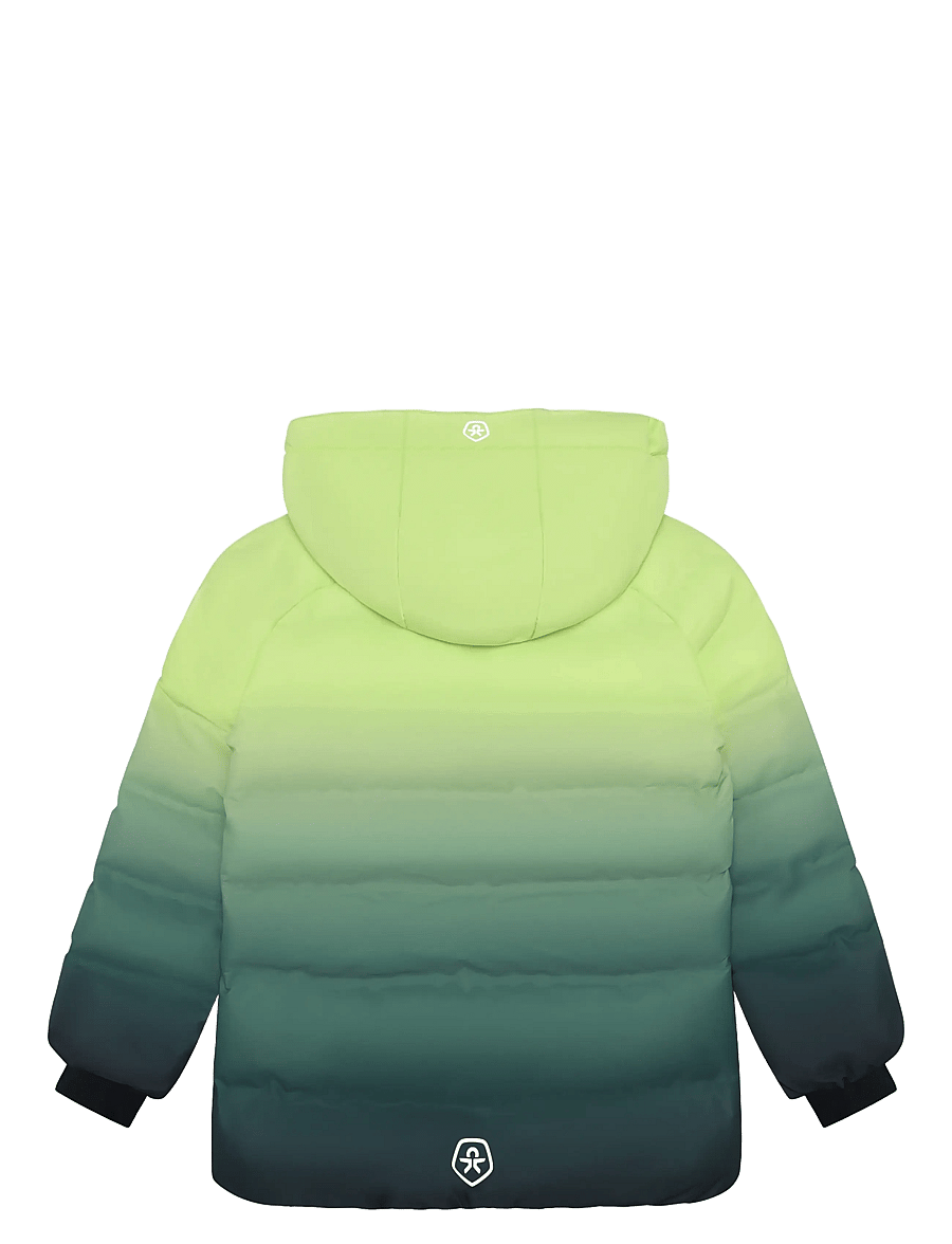 Color Kids - Ski Jacket - Quilt & Gradient - sharp green - 2