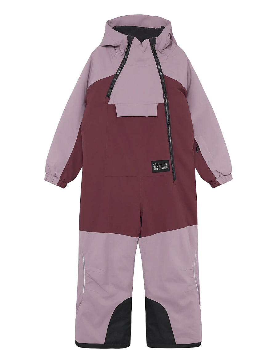 Color Kids - Jr. Ski Coverall - Colorblock - outdoor - toadstool - 0