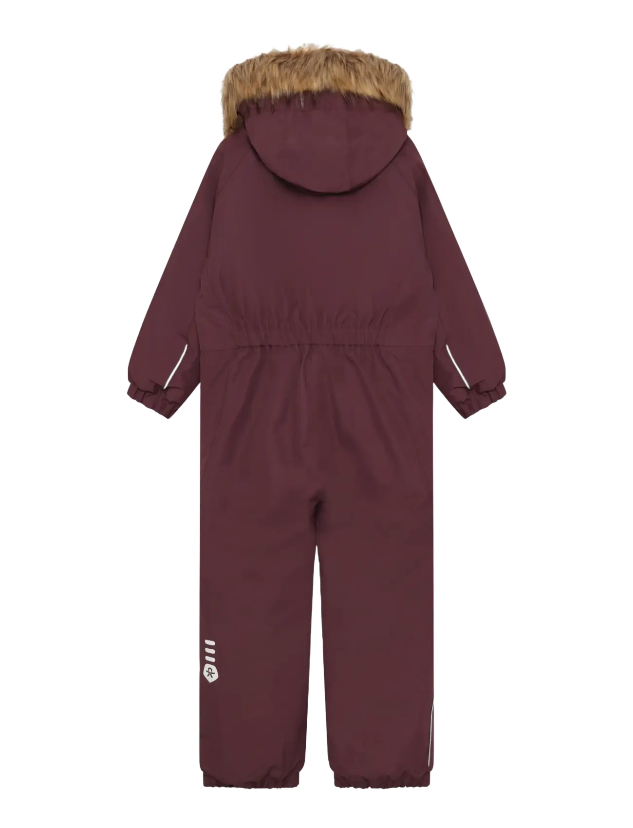 Color Kids - Coverall W. Fake Fur - outerwear - catawba grape - 1