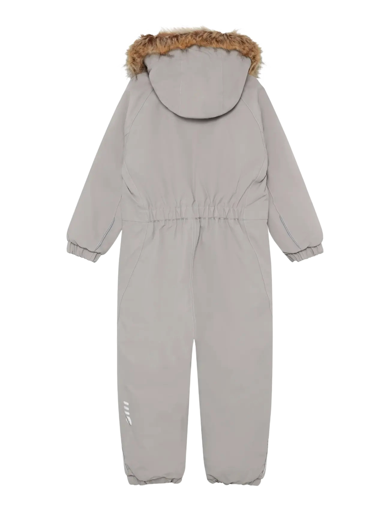 Color Kids - Coverall W. Fake Fur - outerwear - rock ridge - 1