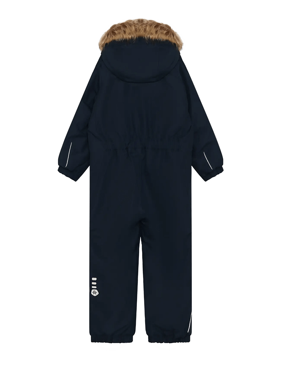 Color Kids - Coverall W. Fake Fur - outerwear - total eclipse - 1