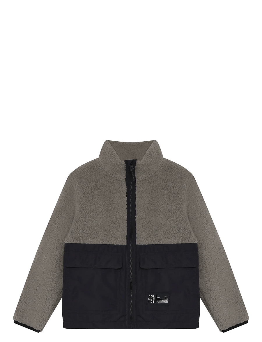 Color Kids - Teddy Jacket - geïsoleerde jassen - phantom - 1