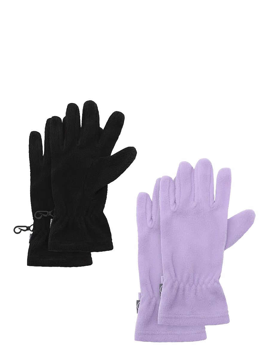 Color Kids - Gloves Fleece - 2 Pcs. Set. - kindad - purple rose - 0