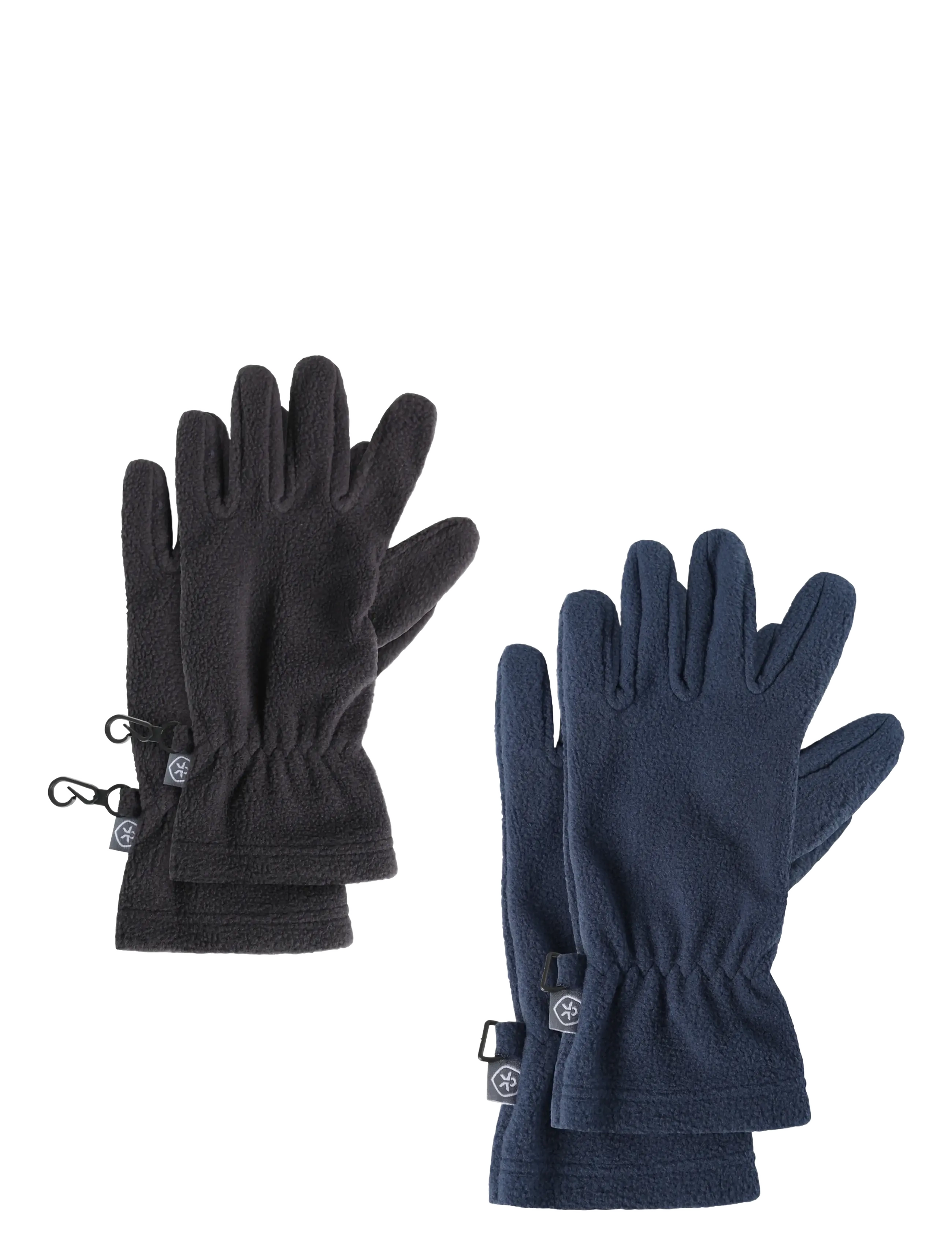 Color Kids Gloves Fleece - 2 Pcs. Set. - Handskar & Vantar - TOTAL ECLIPSE / multi