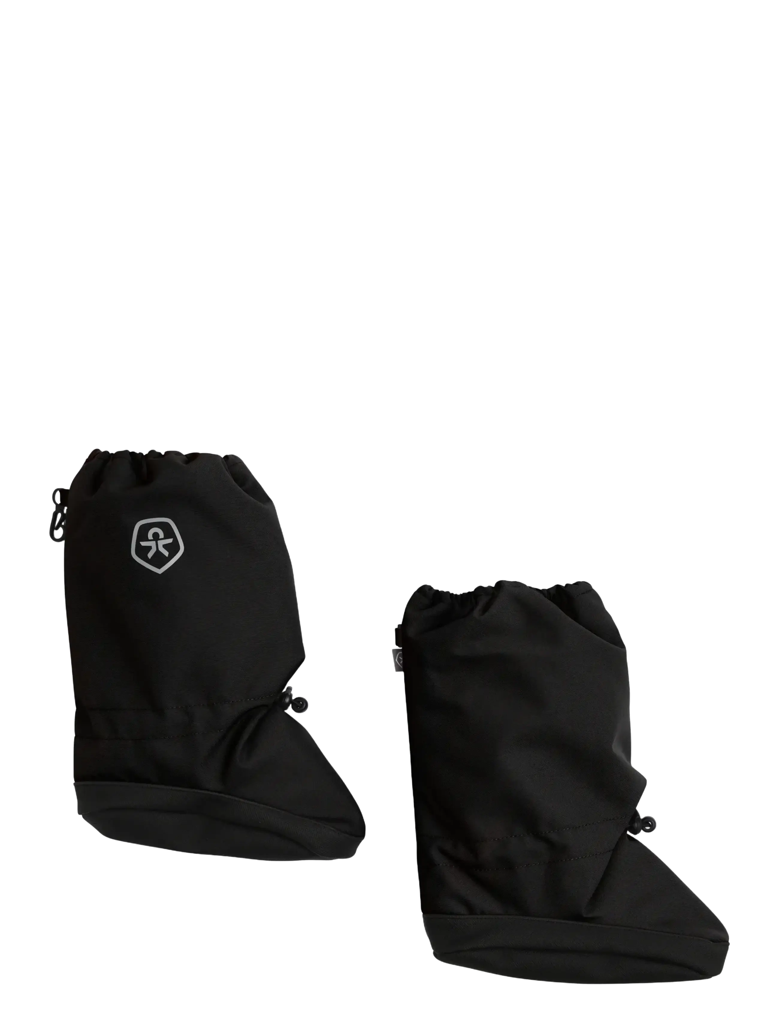 Color Kids Footies W. Anti Slip - Skor - BLACK / black