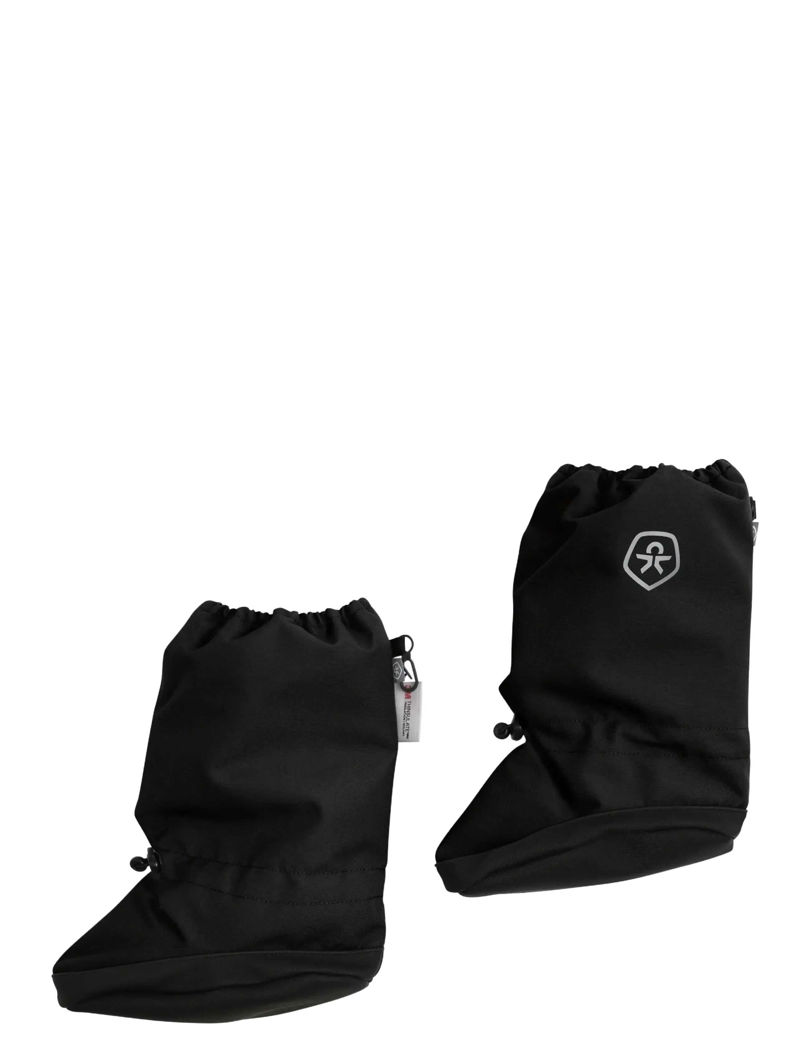 Color Kids - Footies W. Anti Slip - baby tossor - black - 1