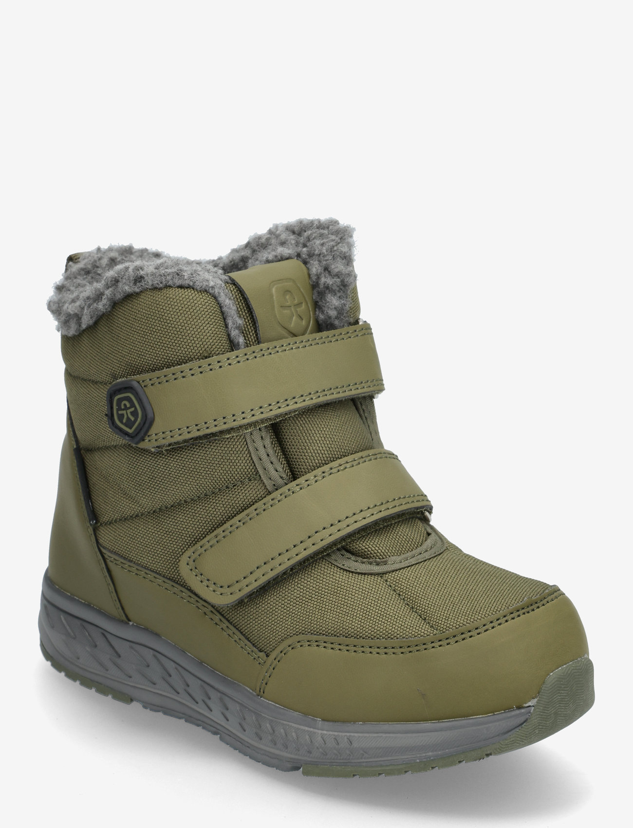 Color Kids - Boots Pile Lining - WP - dark olive - 0