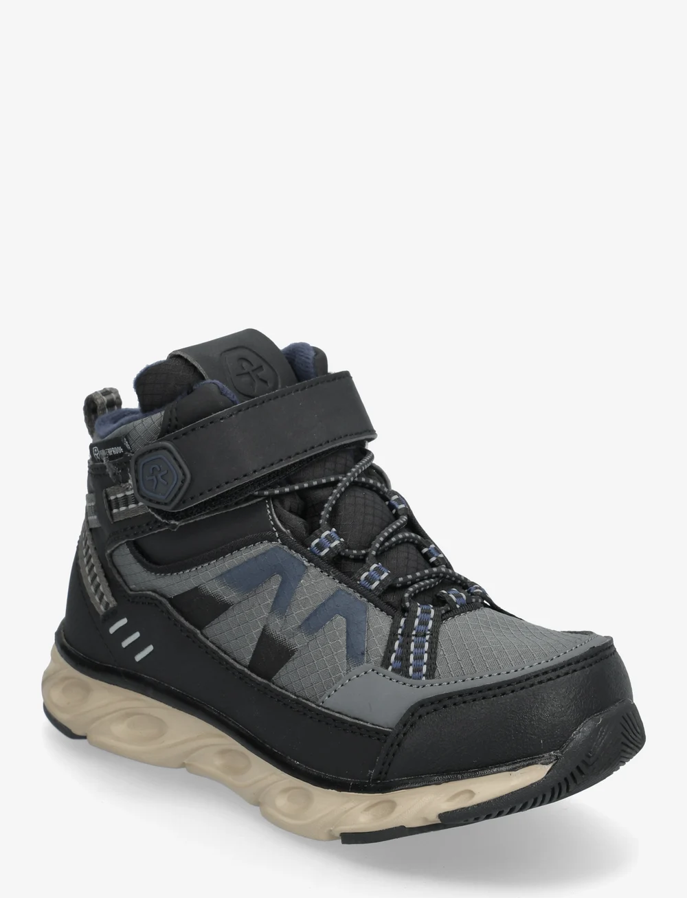 Color Kids - Boots Low Cut W. 1 velcro-WP - schuhe - castlerock - 0