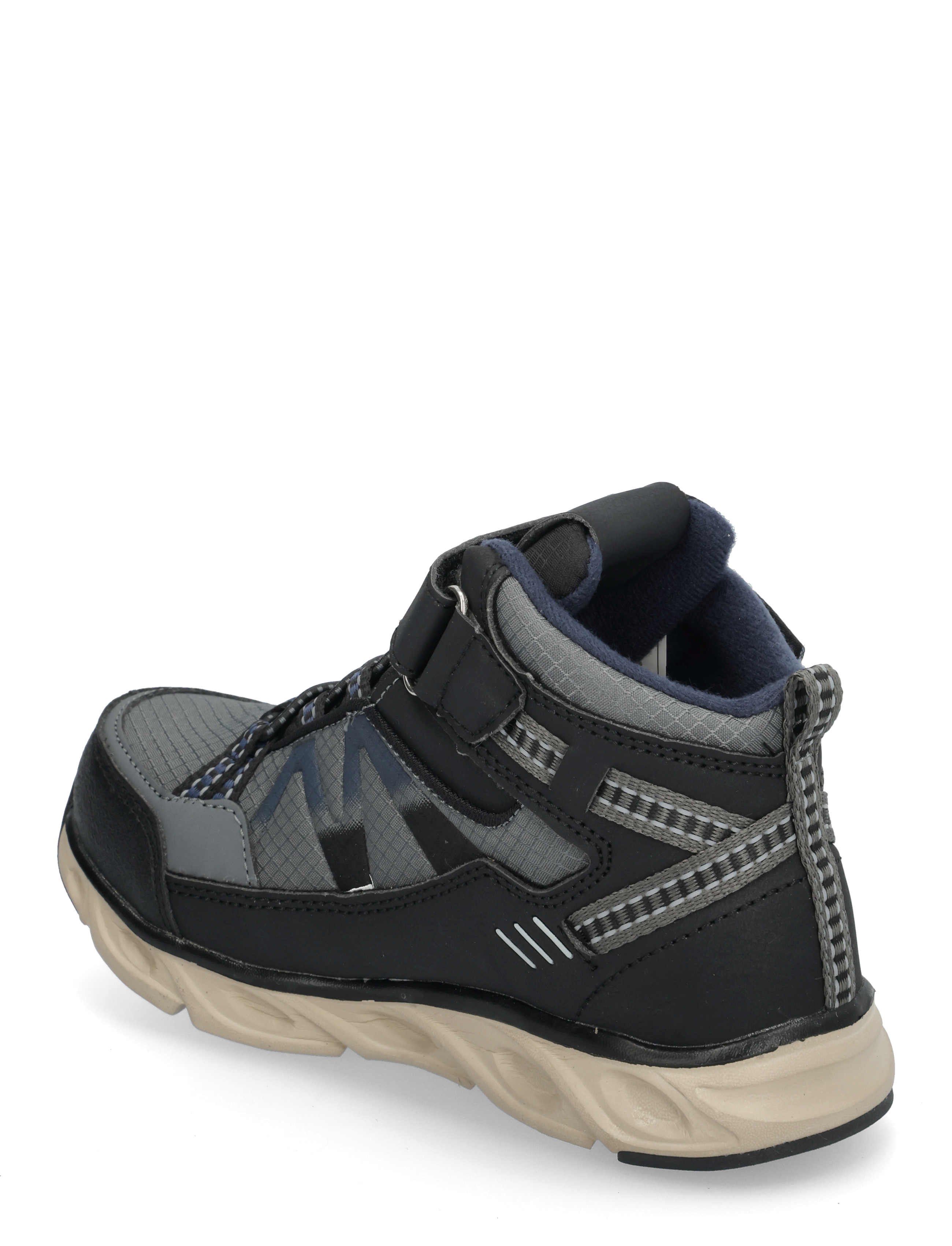 Color Kids - Boots Low Cut W. 1 velcro-WP - castlerock - 2