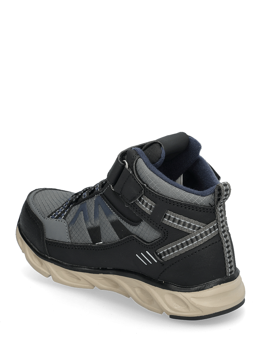 Color Kids - Boots Low Cut W. 1 velcro-WP - castlerock - 2