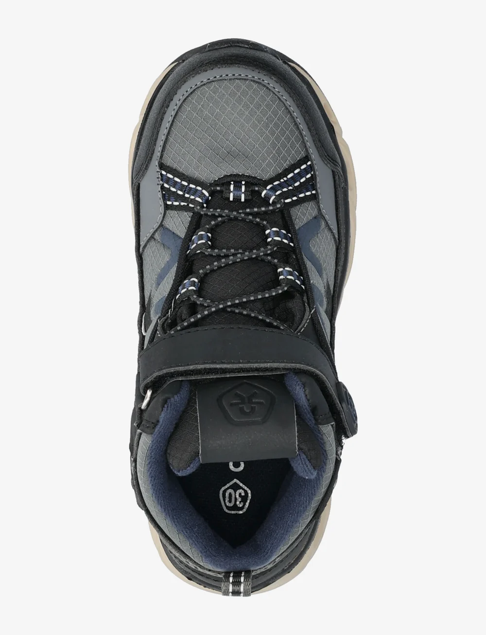 Color Kids - Boots Low Cut W. 1 velcro-WP - schuhe - castlerock - 3