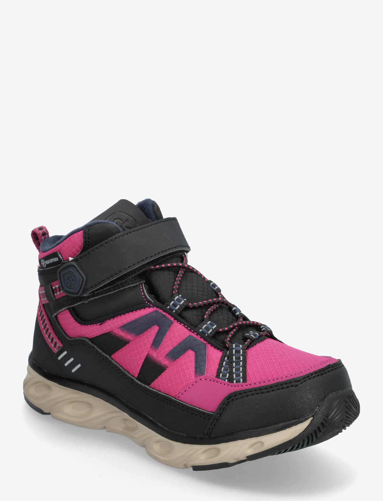 Color Kids - Boots Low Cut W. 1 velcro-WP - sko - festival fuchsia - 0