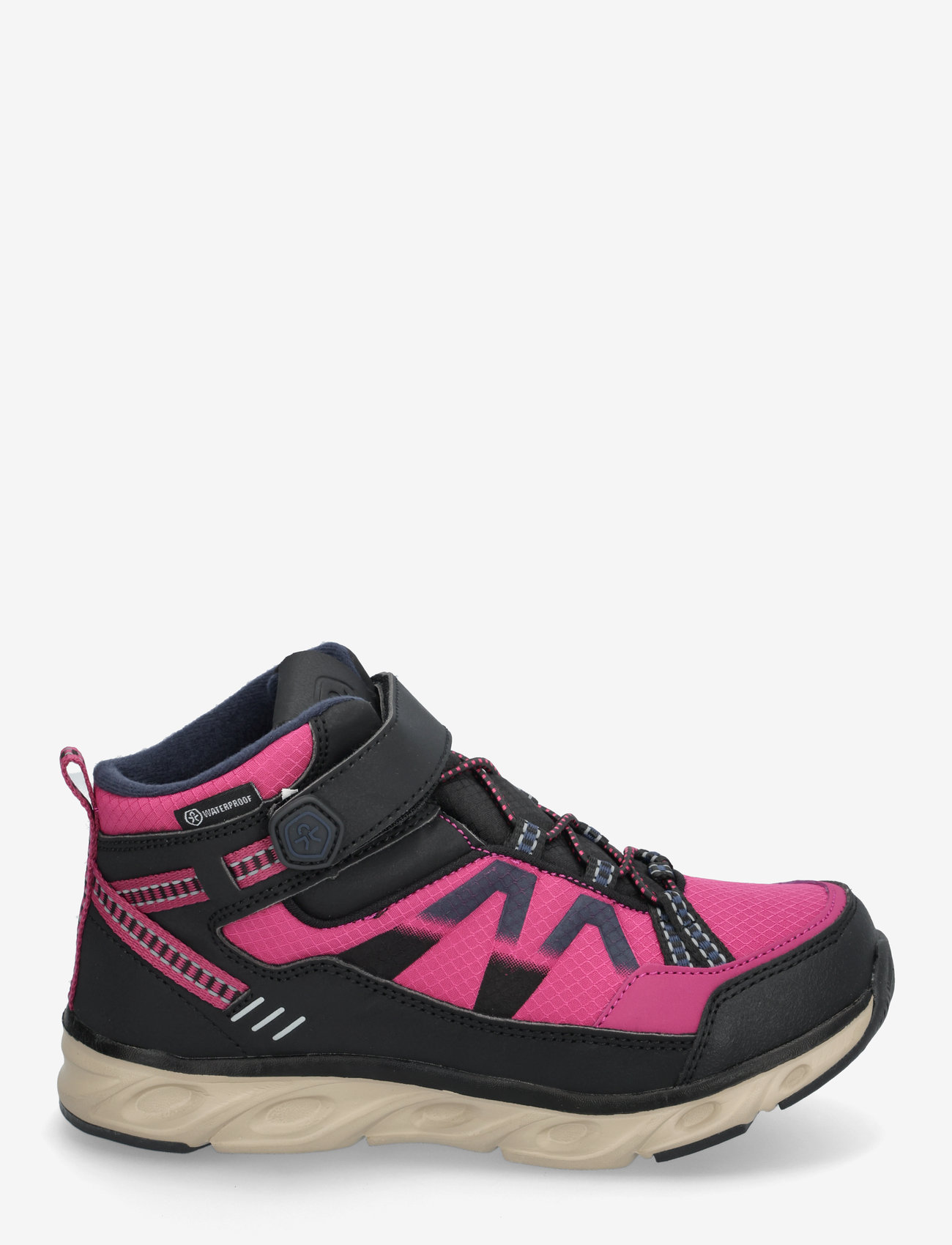 Color Kids - Boots Low Cut W. 1 velcro-WP - sko - festival fuchsia - 1