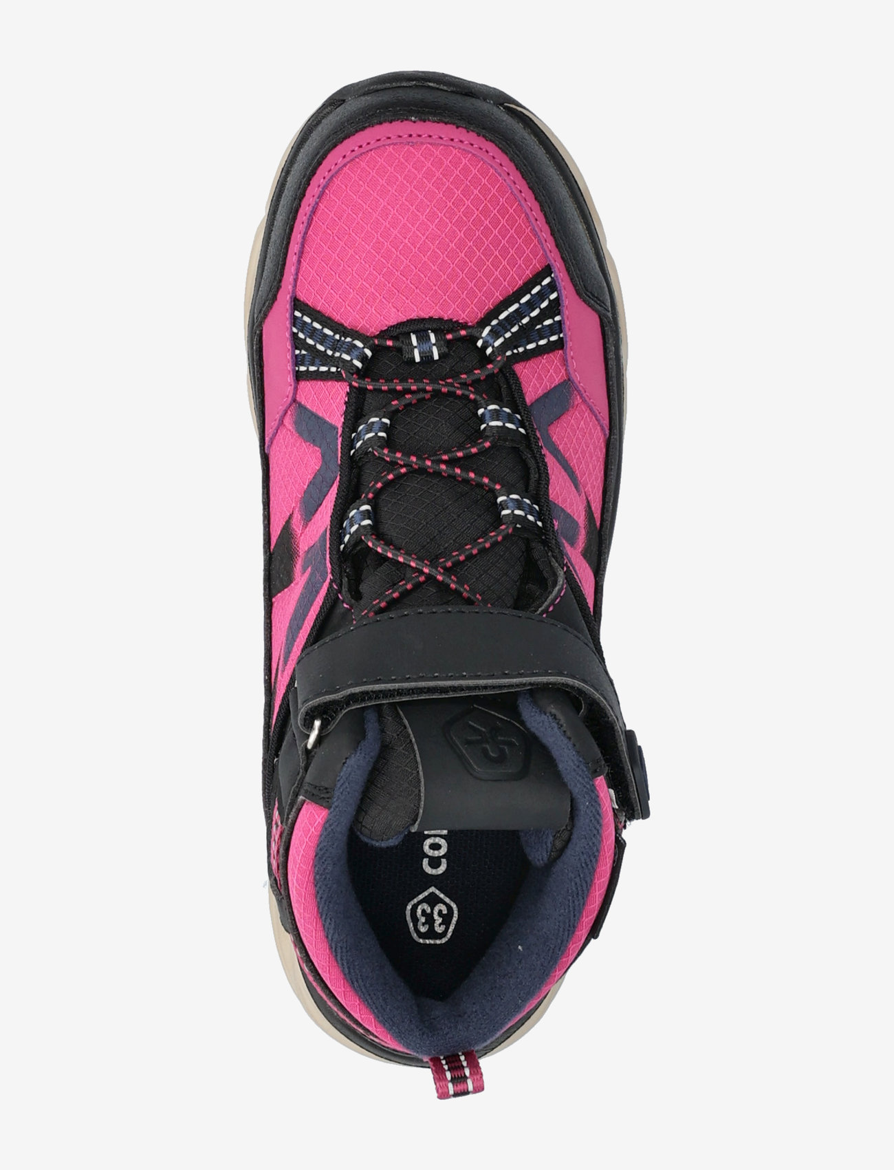 Color Kids - Boots Low Cut W. 1 velcro-WP - sko - festival fuchsia - 3