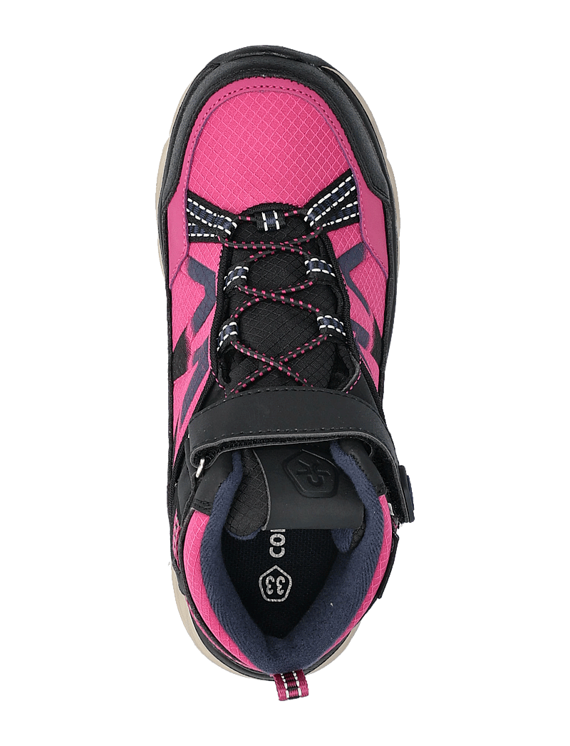 Color Kids - Boots Low Cut W. 1 velcro-WP - schuhe - festival fuchsia - 3