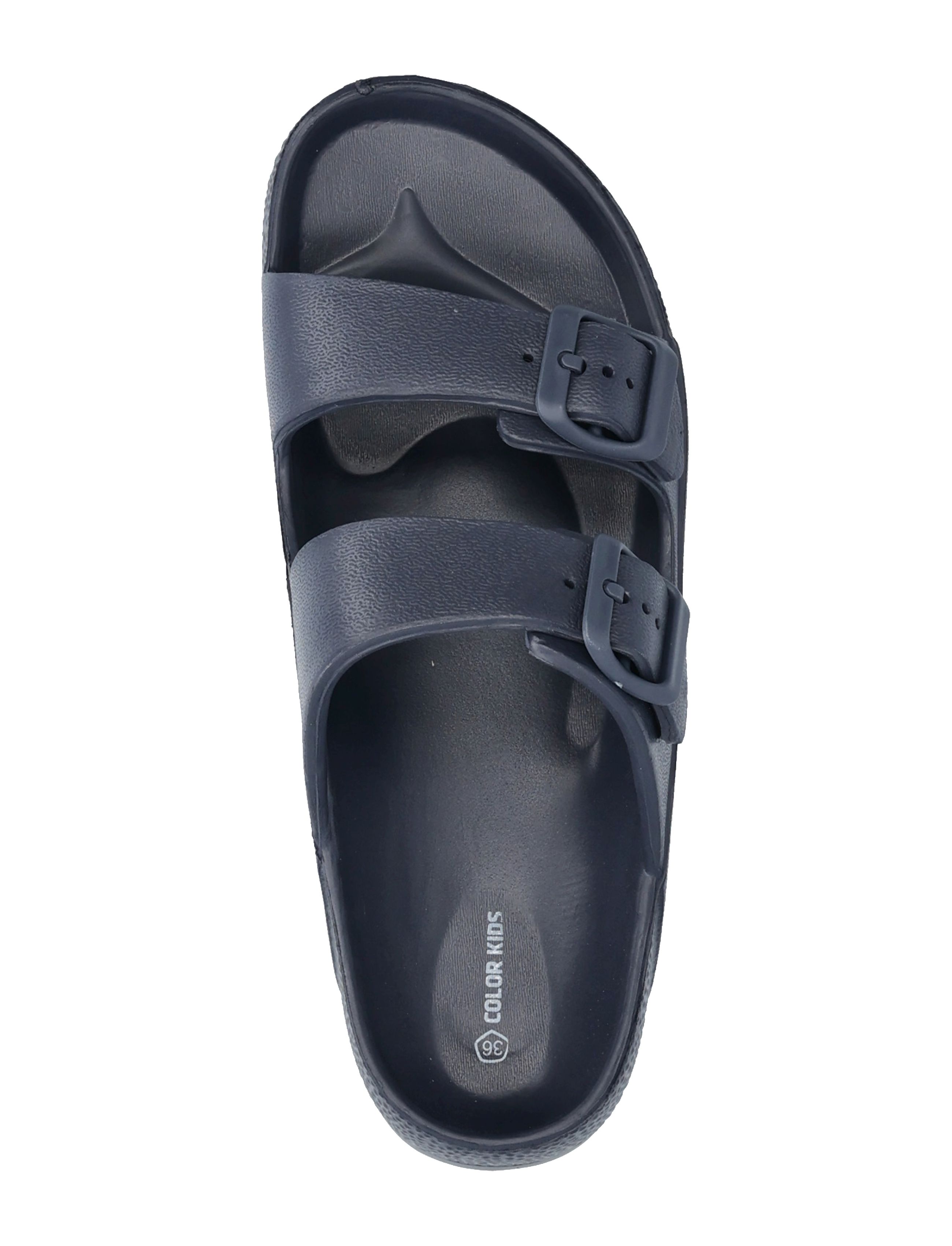 Color Kids - JR. Sandals W. Buckles - total eclipse - 3
